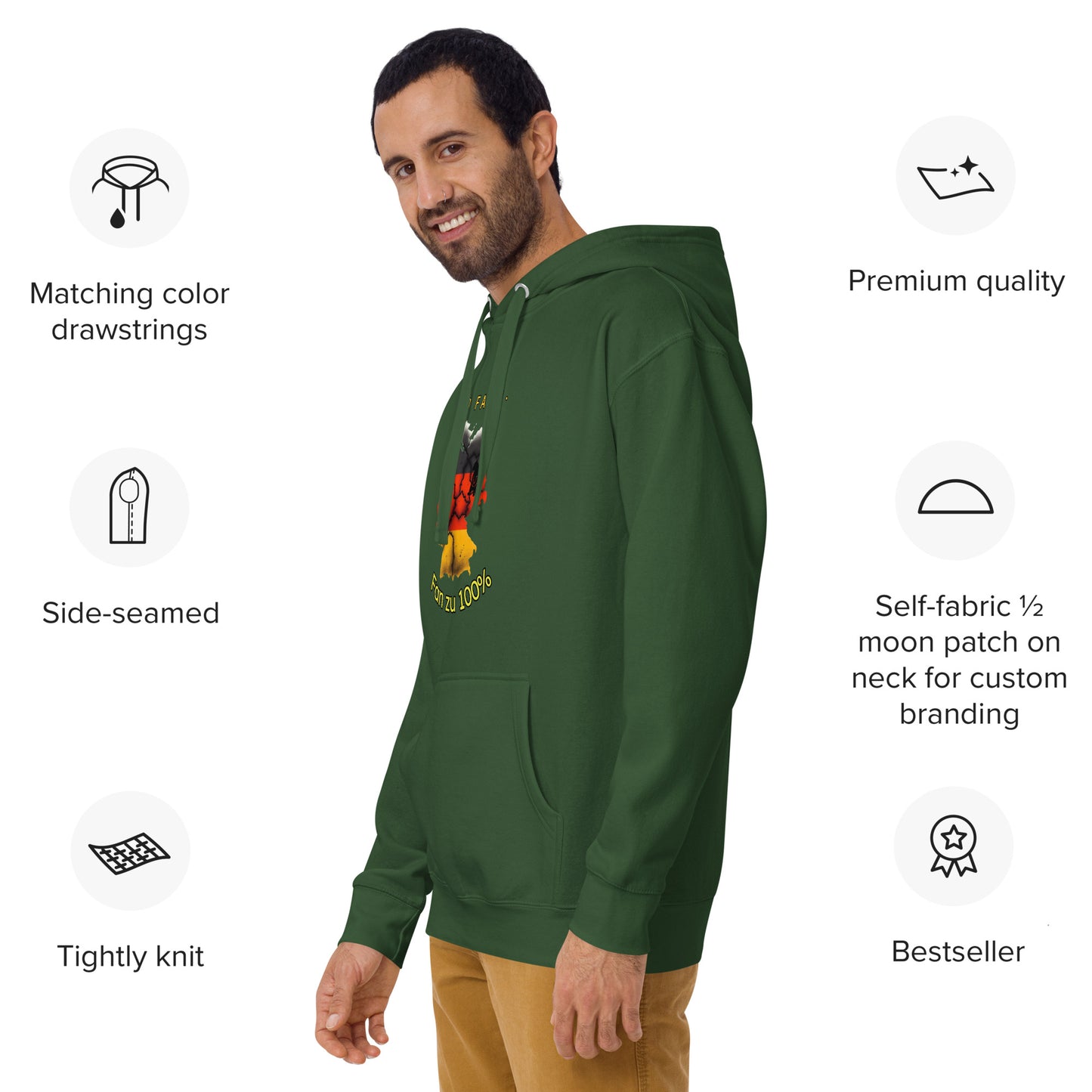 Unisex-Kapuzenpullover