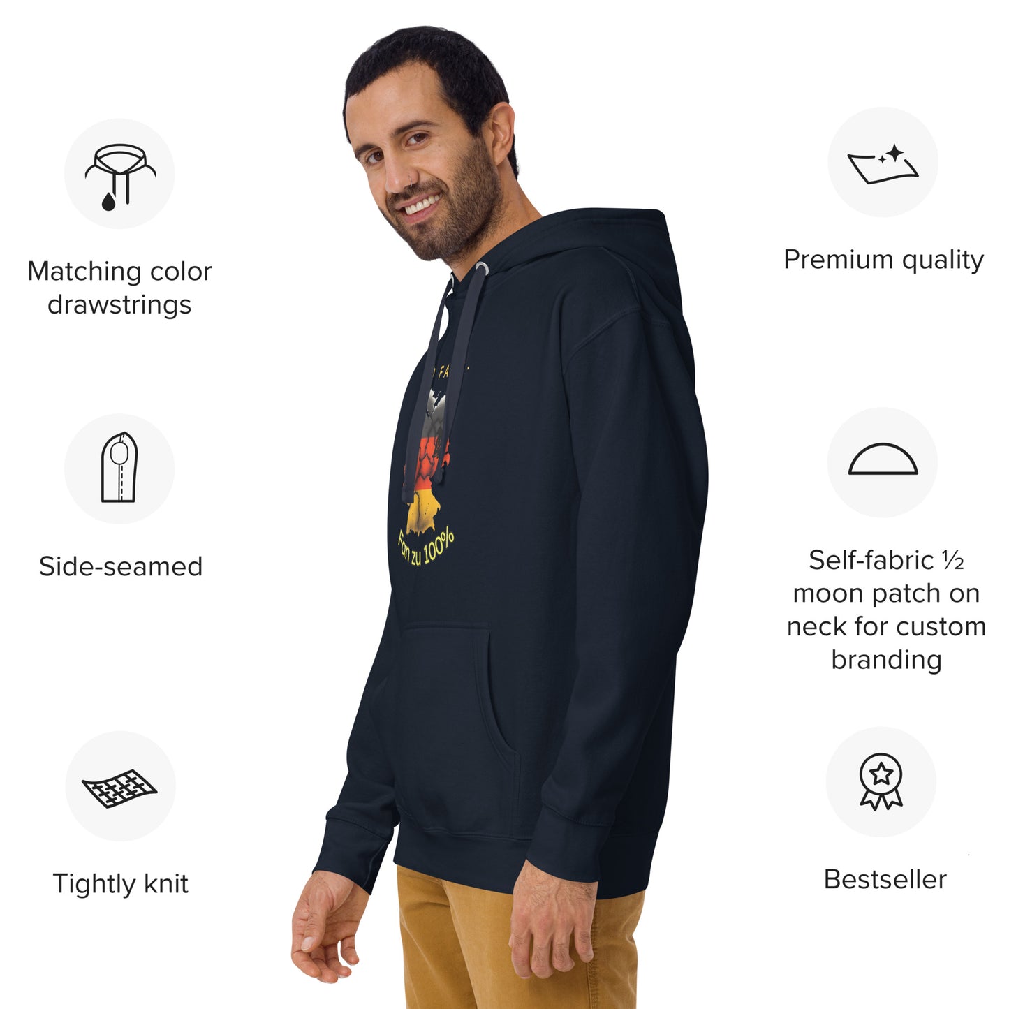 Unisex-Kapuzenpullover