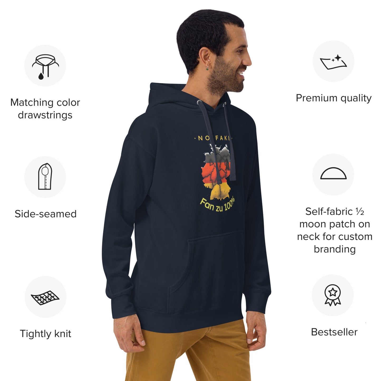 Unisex-Kapuzenpullover