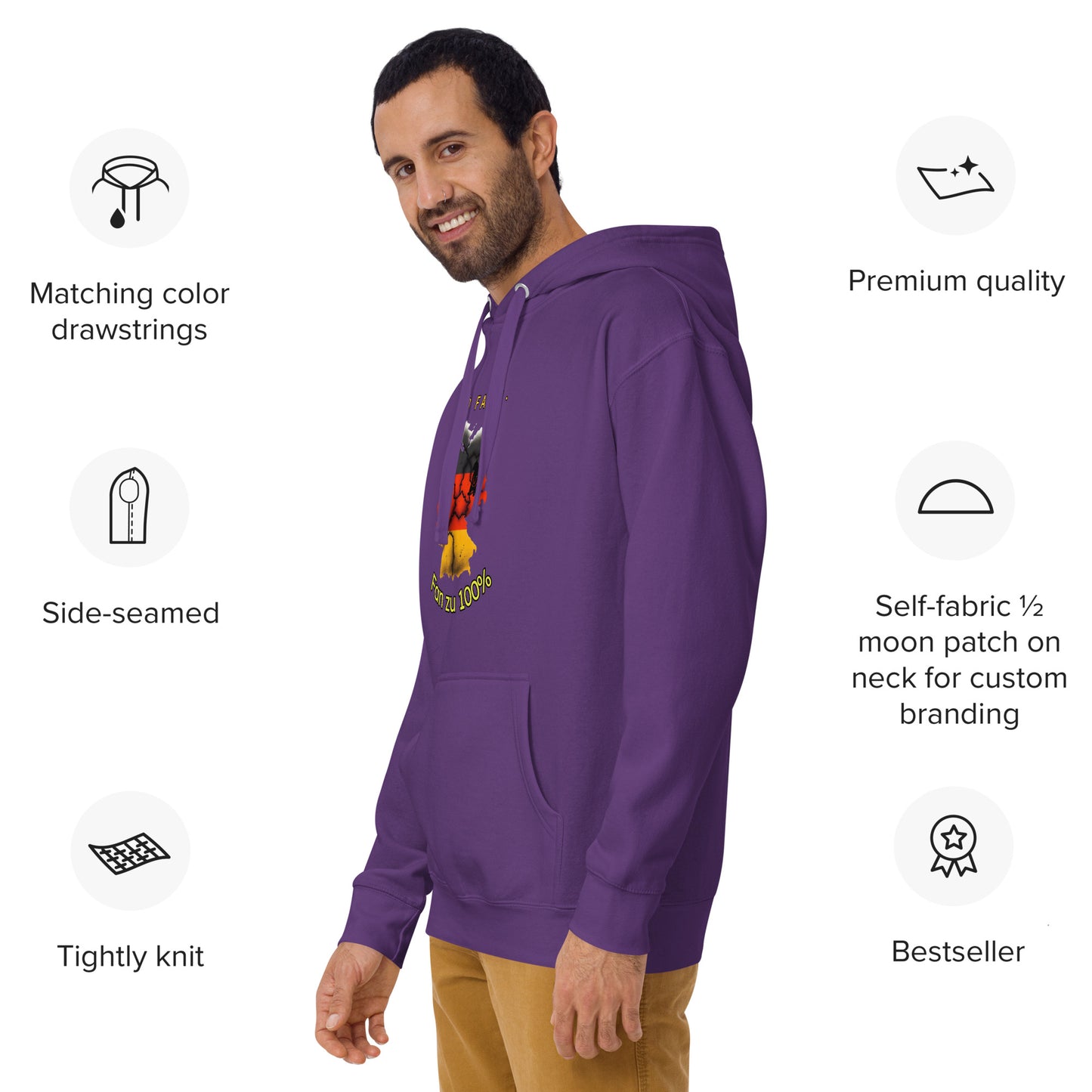 Unisex-Kapuzenpullover