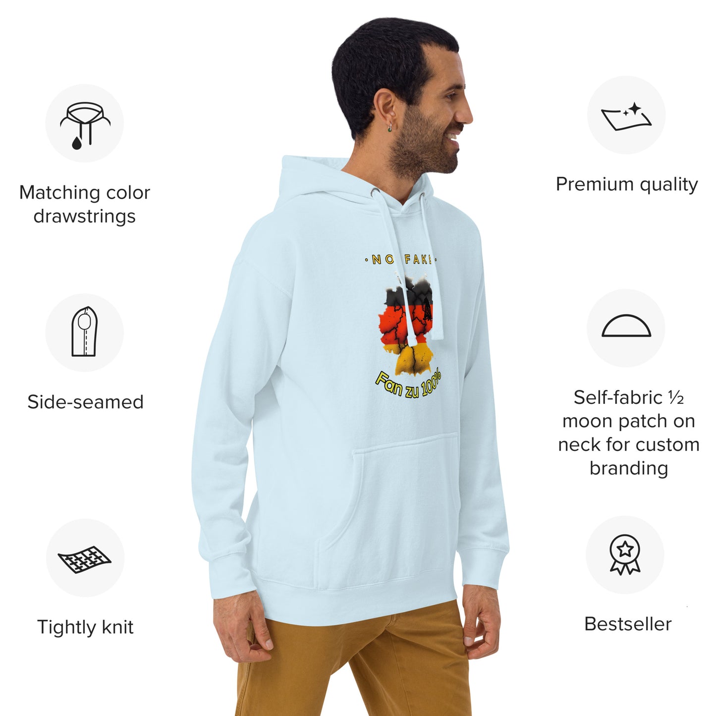 Unisex-Kapuzenpullover