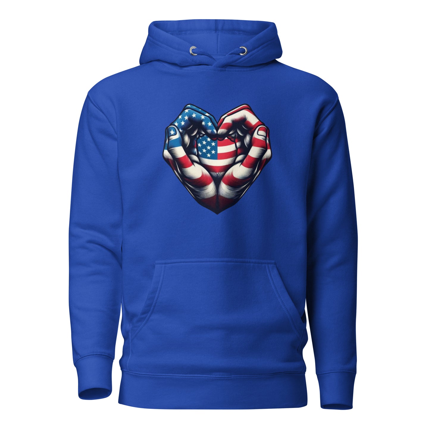 Unisex Hoodie, USA, Heart