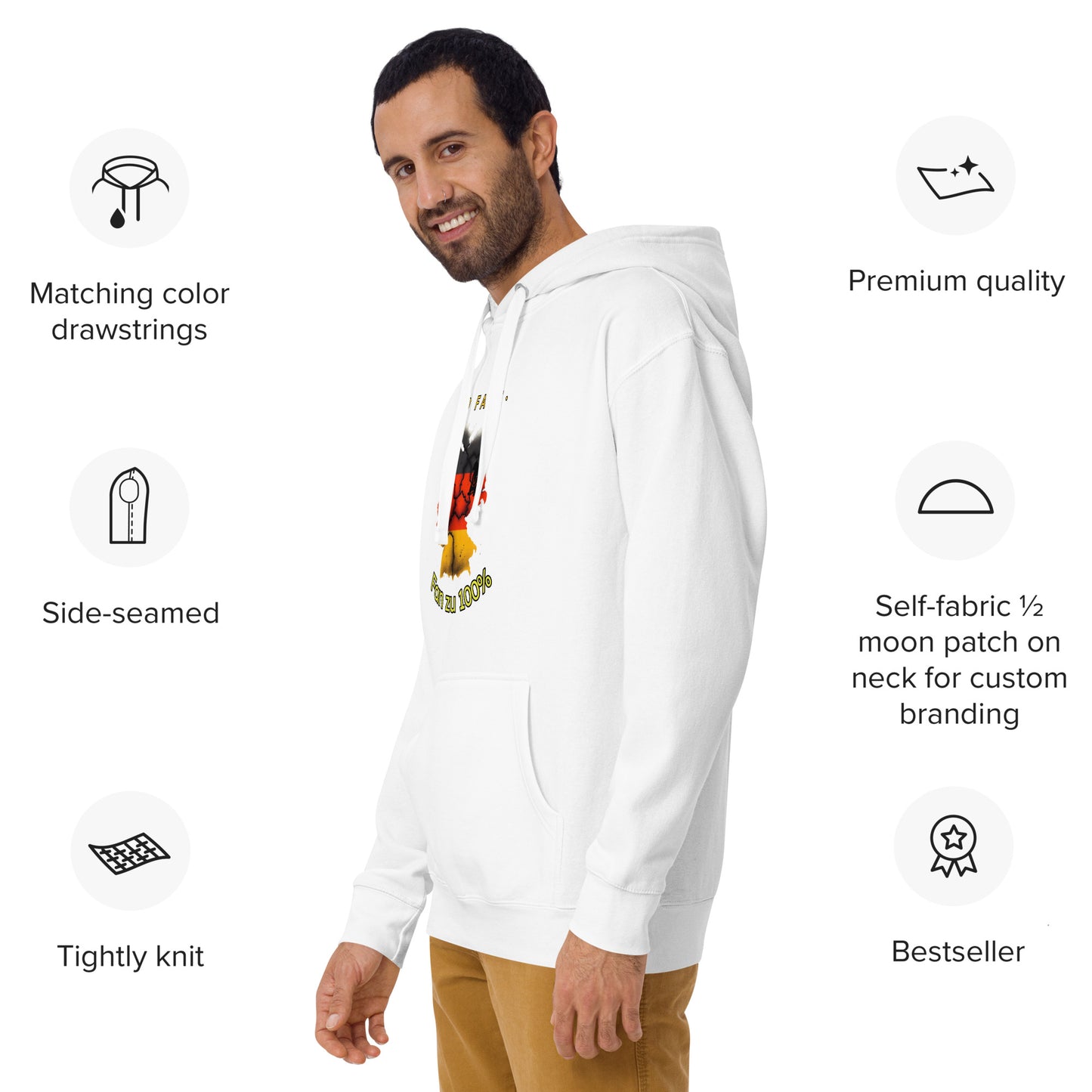 Unisex-Kapuzenpullover