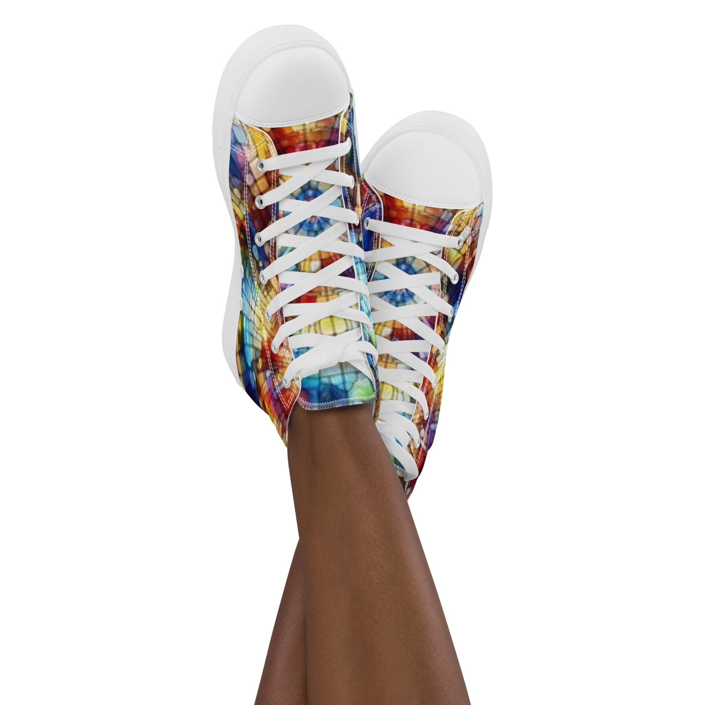 Women’s high top canvas shoes