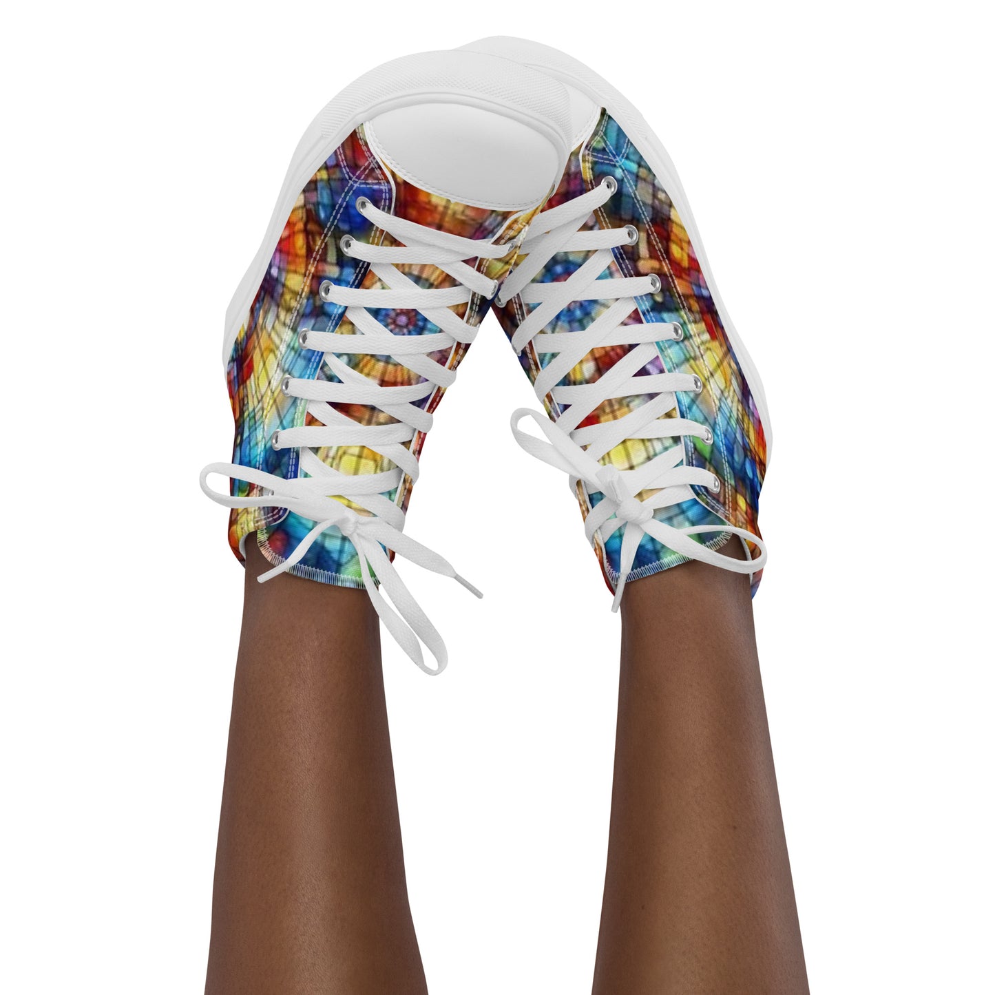 Women’s high top canvas shoes