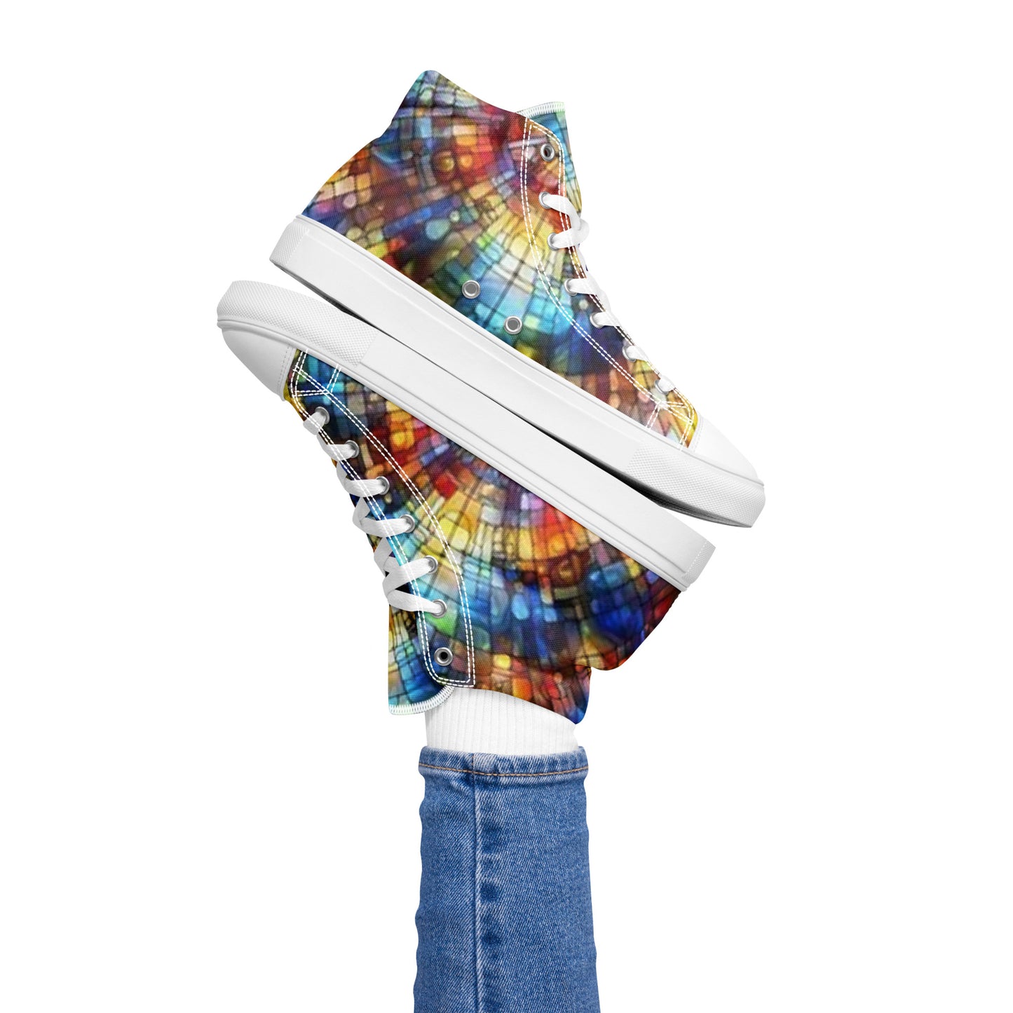 Women’s high top canvas shoes