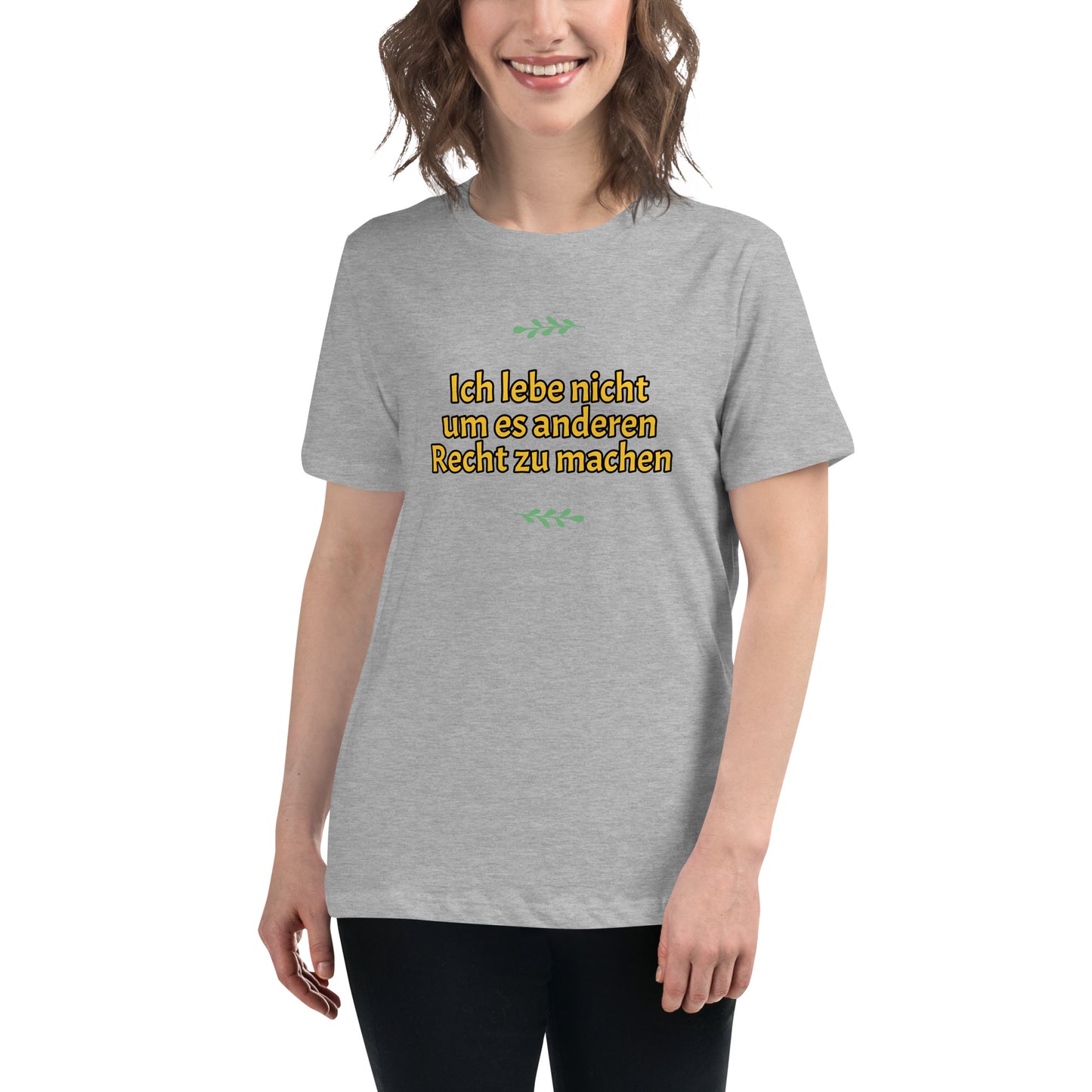 Women's Relaxed T-Shirt, Leben