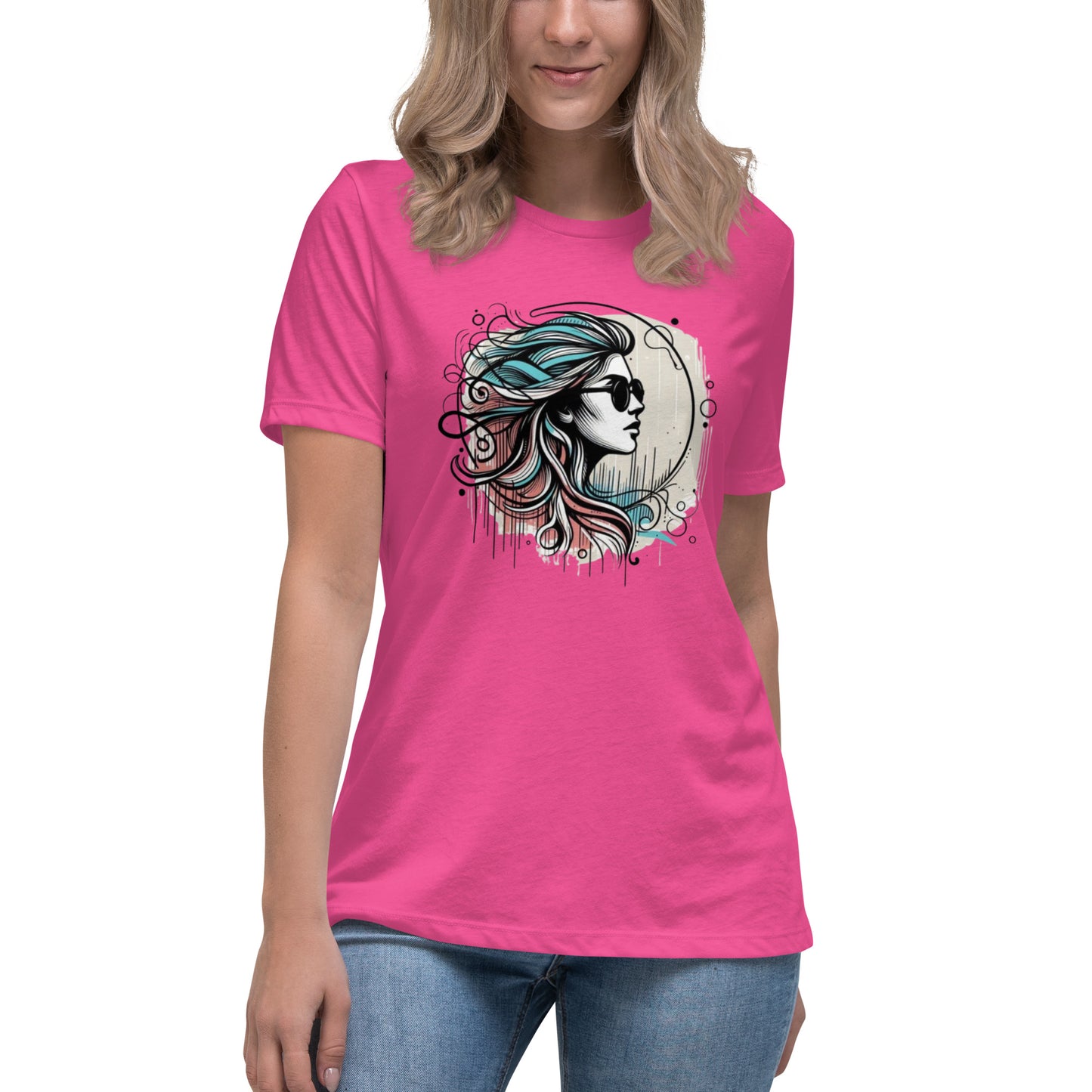 Women's Relaxed T-Shirt, Head