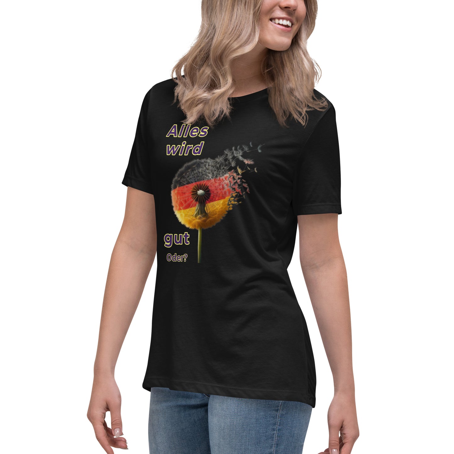 Lockeres Damen-T-Shirt mit Motiv BRD
