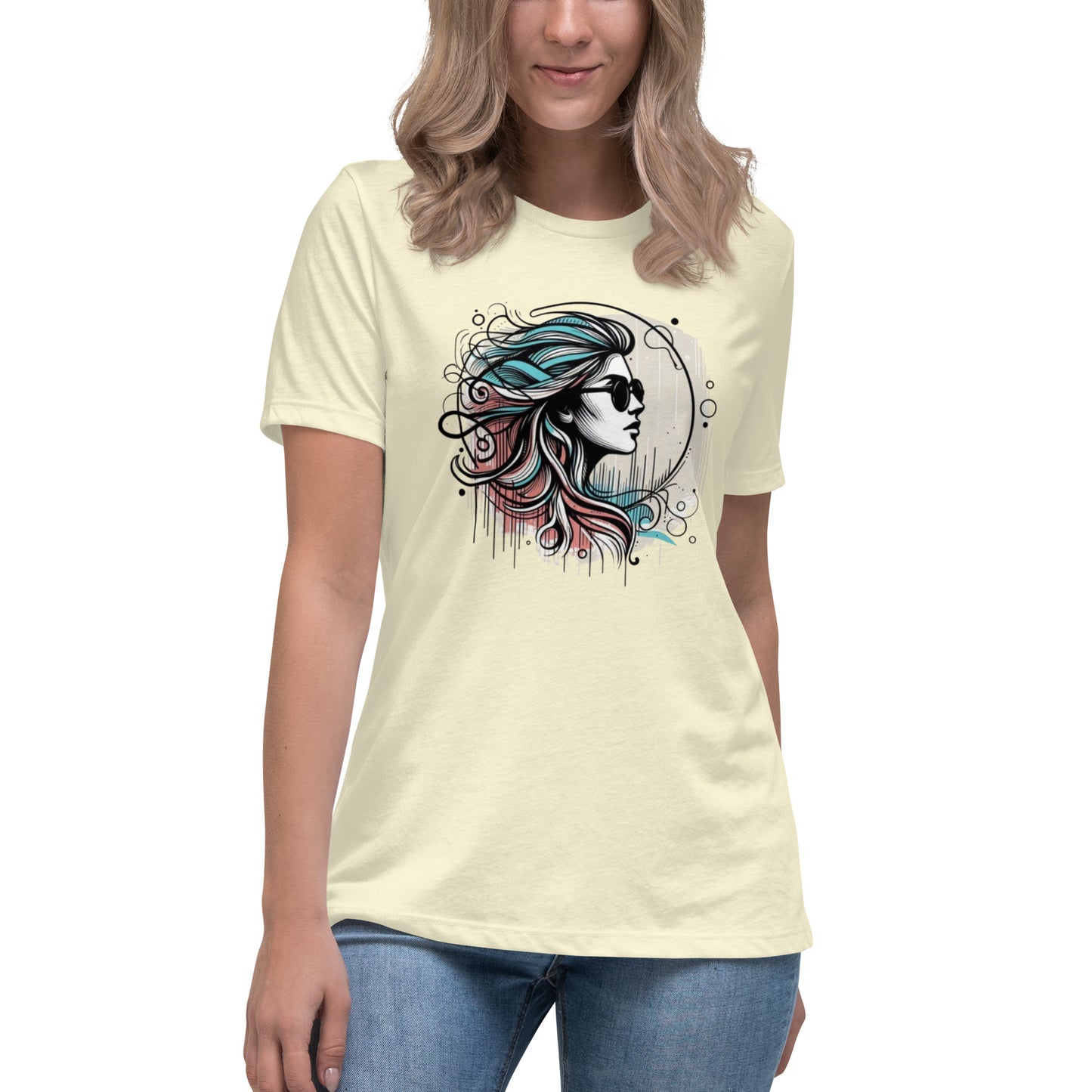 Women's Relaxed T-Shirt, Head