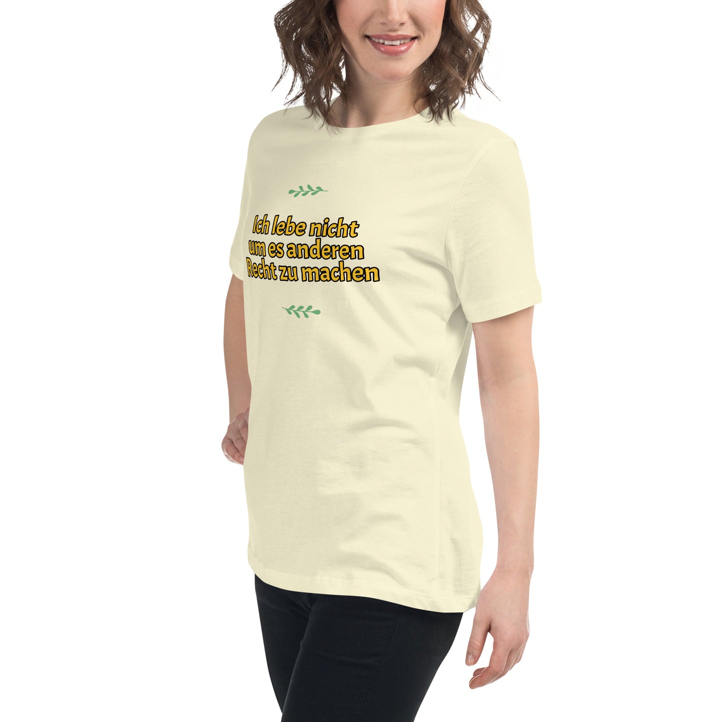 Women's Relaxed T-Shirt, Leben