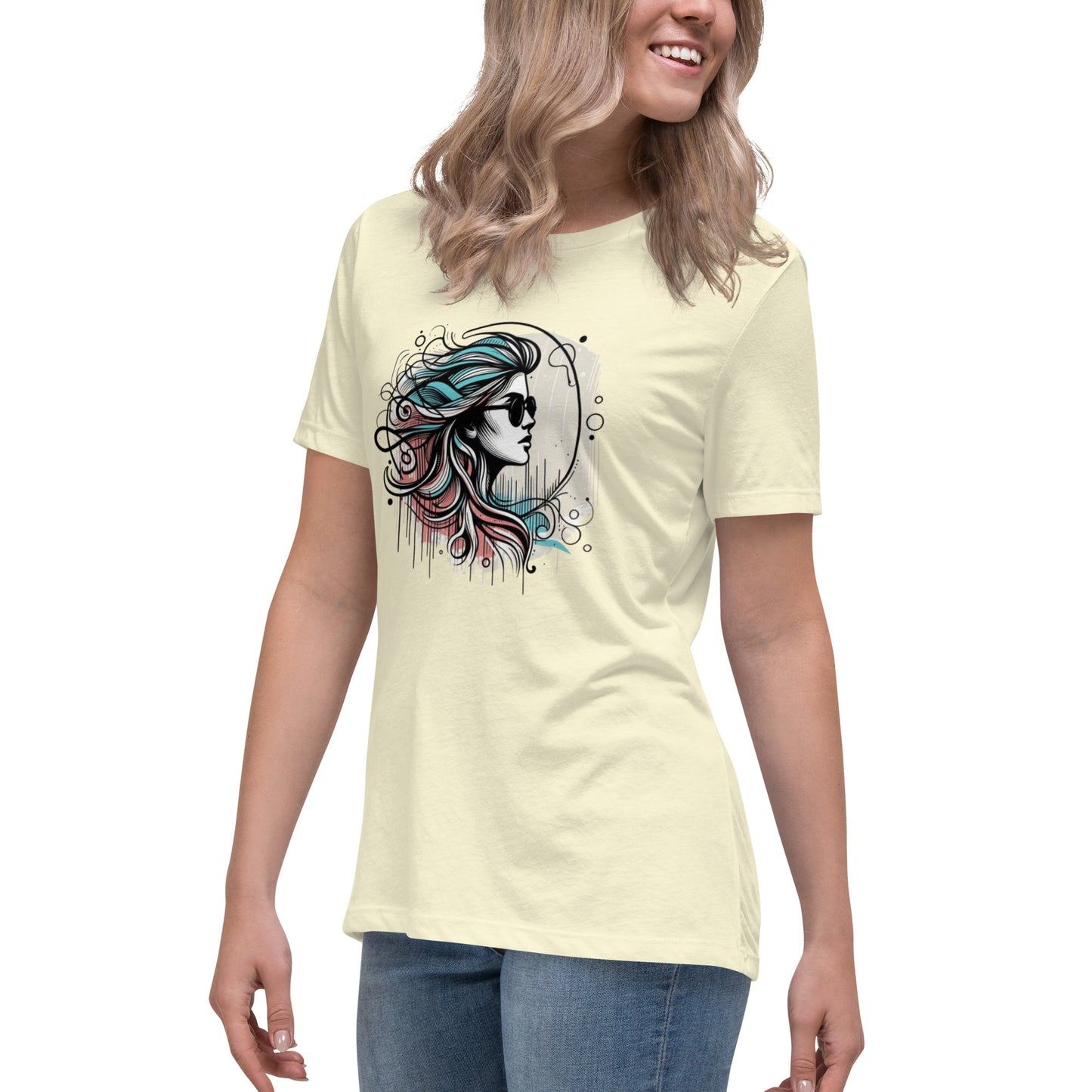 Women's Relaxed T-Shirt, Head
