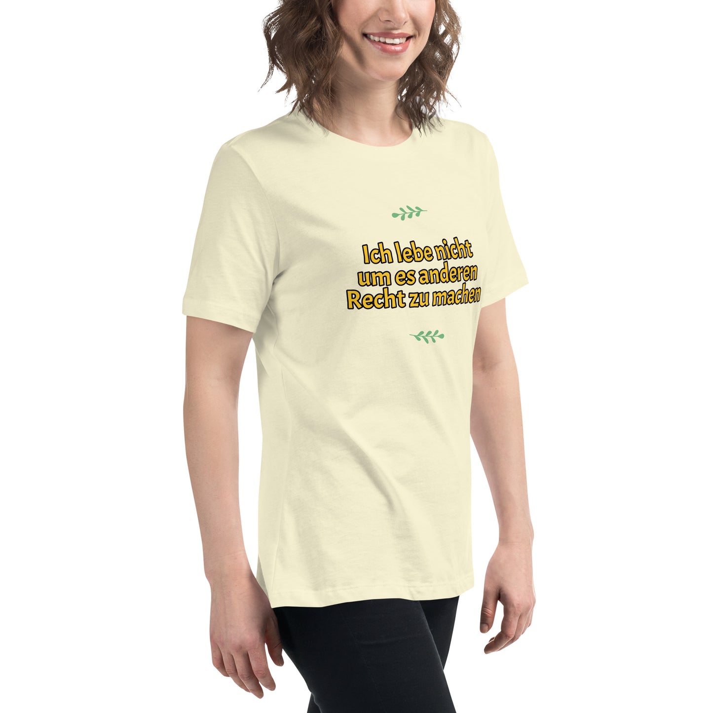 Women's Relaxed T-Shirt, Leben