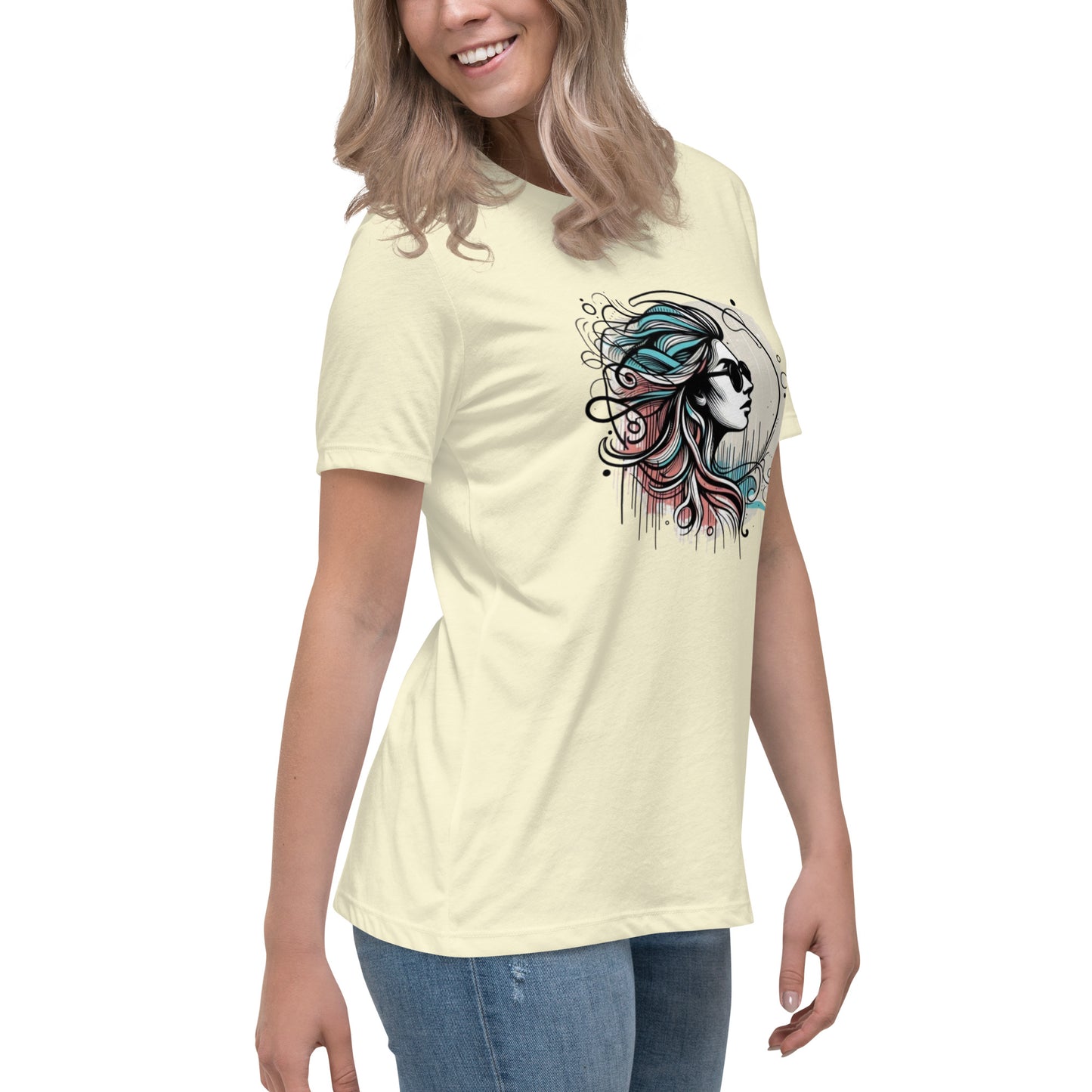 Women's Relaxed T-Shirt, Head