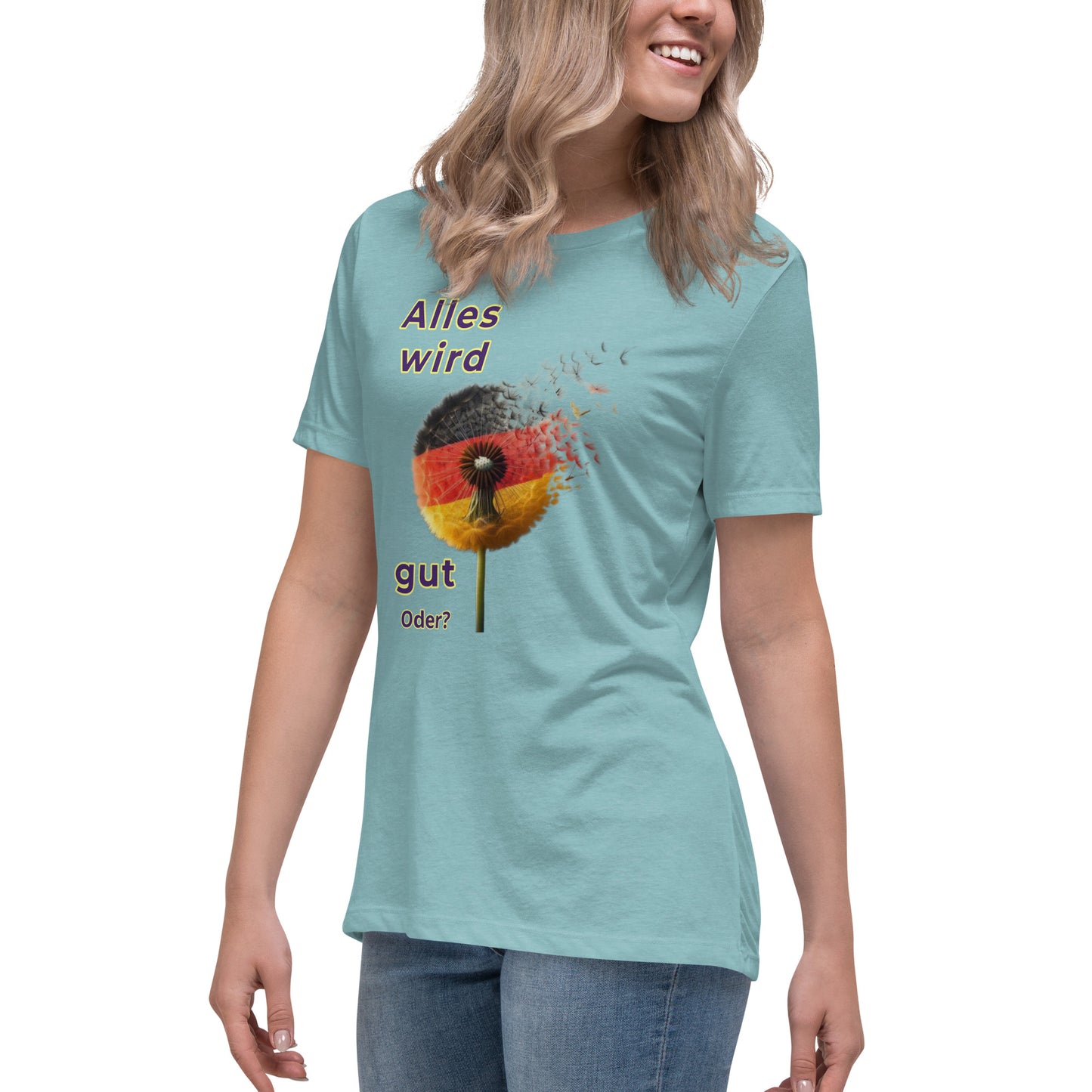 Lockeres Damen-T-Shirt mit Motiv BRD