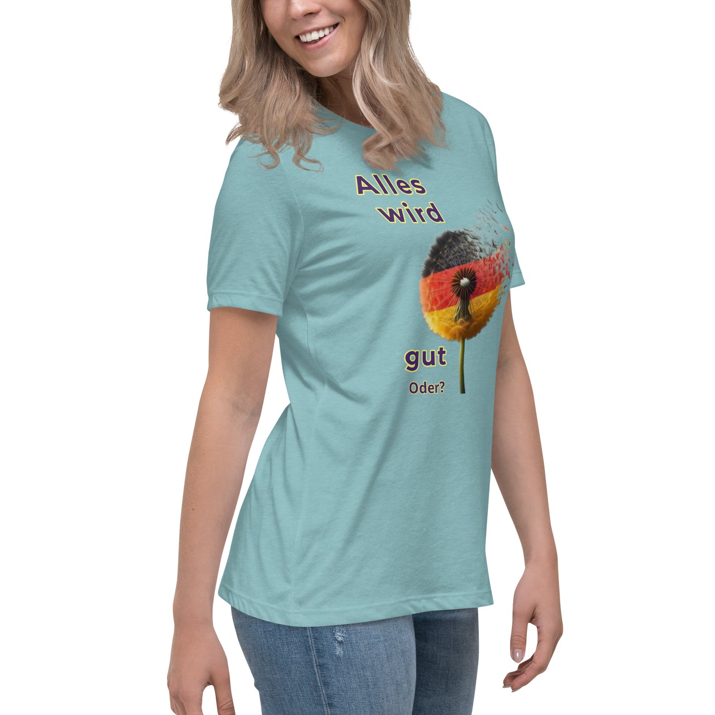 Lockeres Damen-T-Shirt mit Motiv BRD