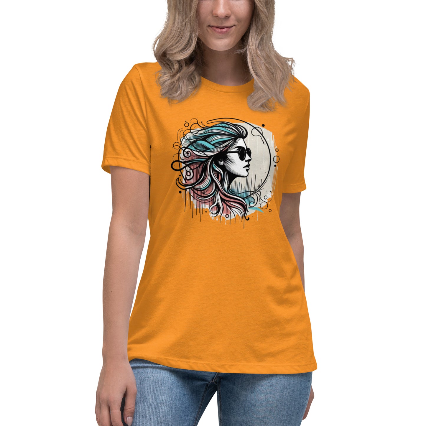 Women's Relaxed T-Shirt, Head