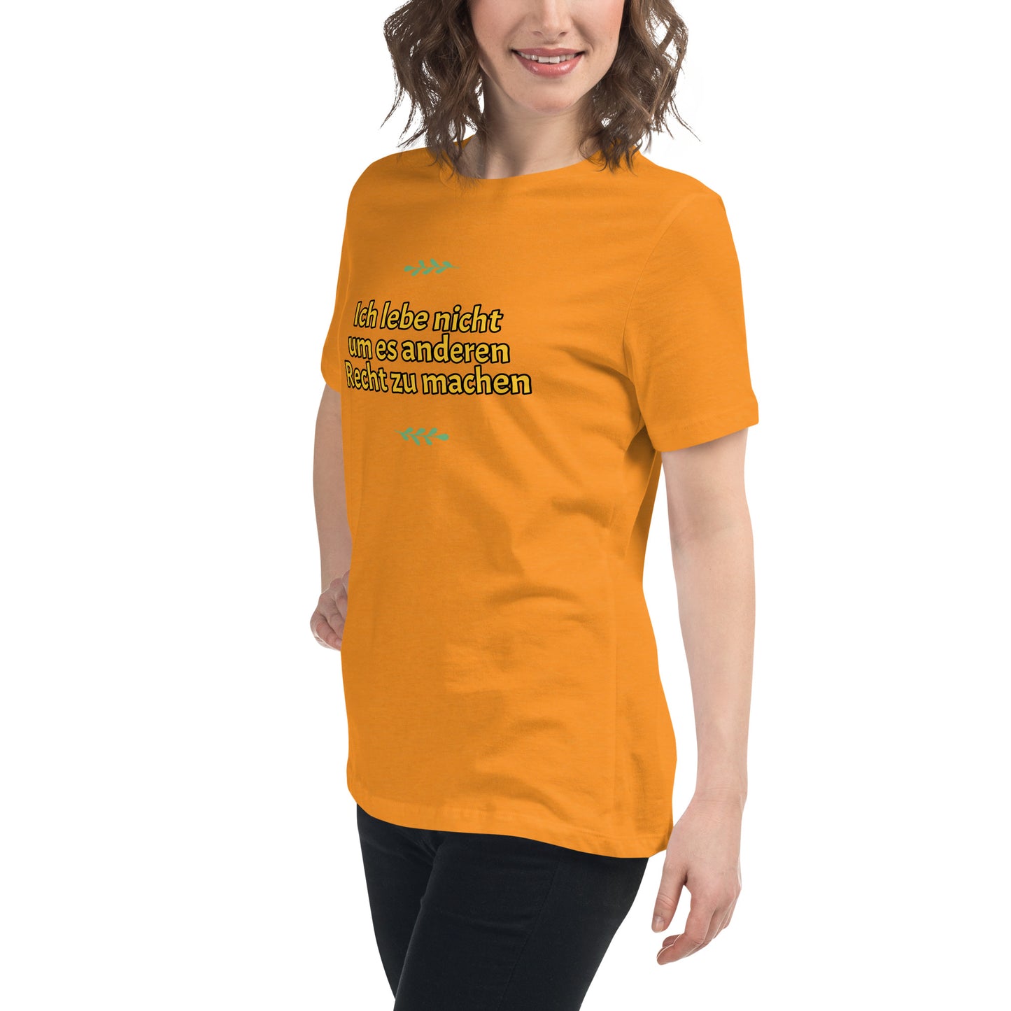 Women's Relaxed T-Shirt, Leben
