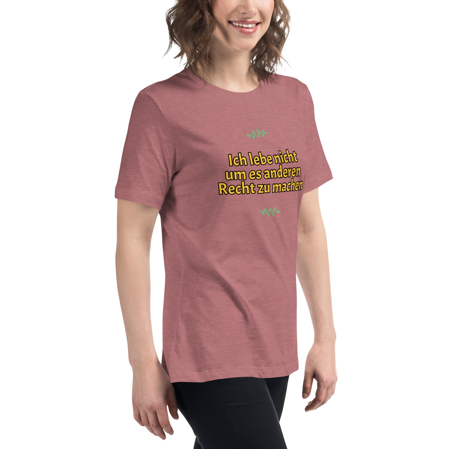 Women's Relaxed T-Shirt, Leben