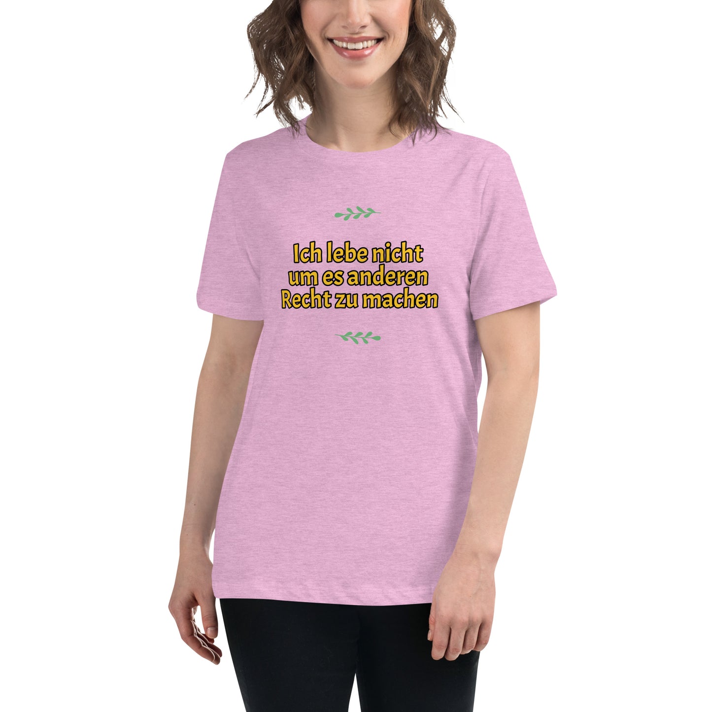 Women's Relaxed T-Shirt, Leben