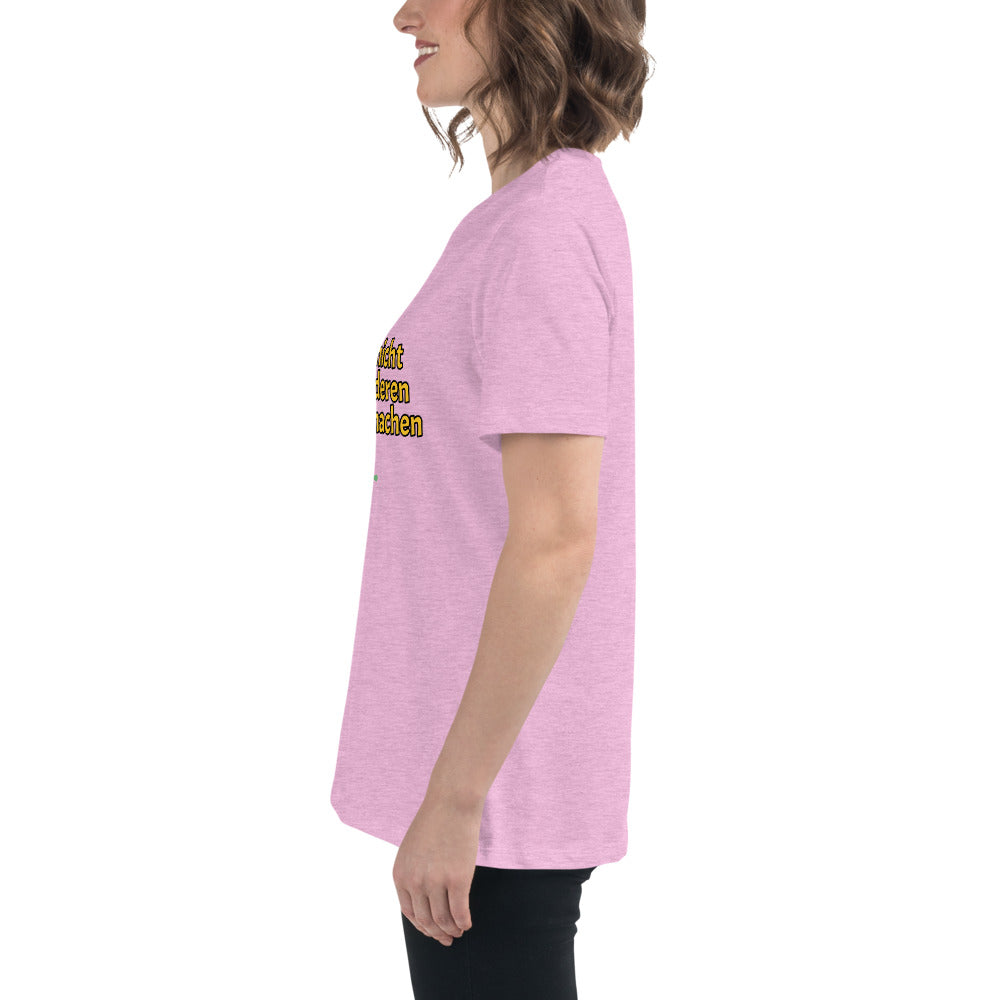Women's Relaxed T-Shirt, Leben