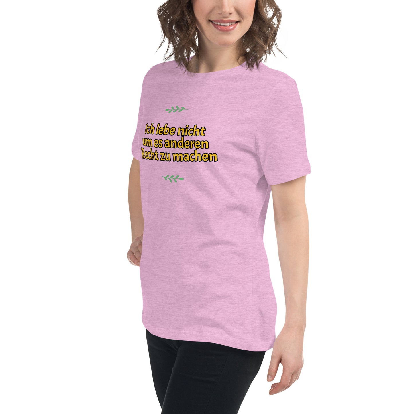 Women's Relaxed T-Shirt, Leben