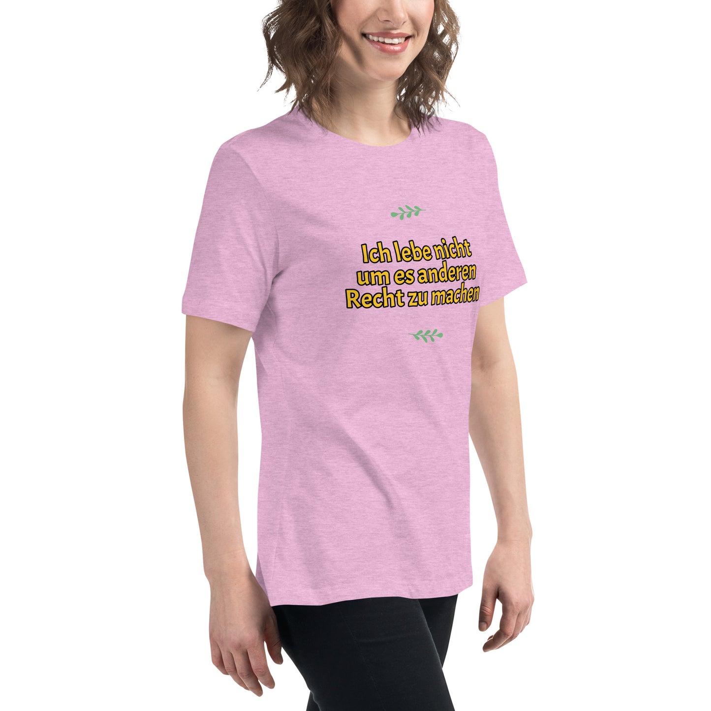 Women's Relaxed T-Shirt, Leben