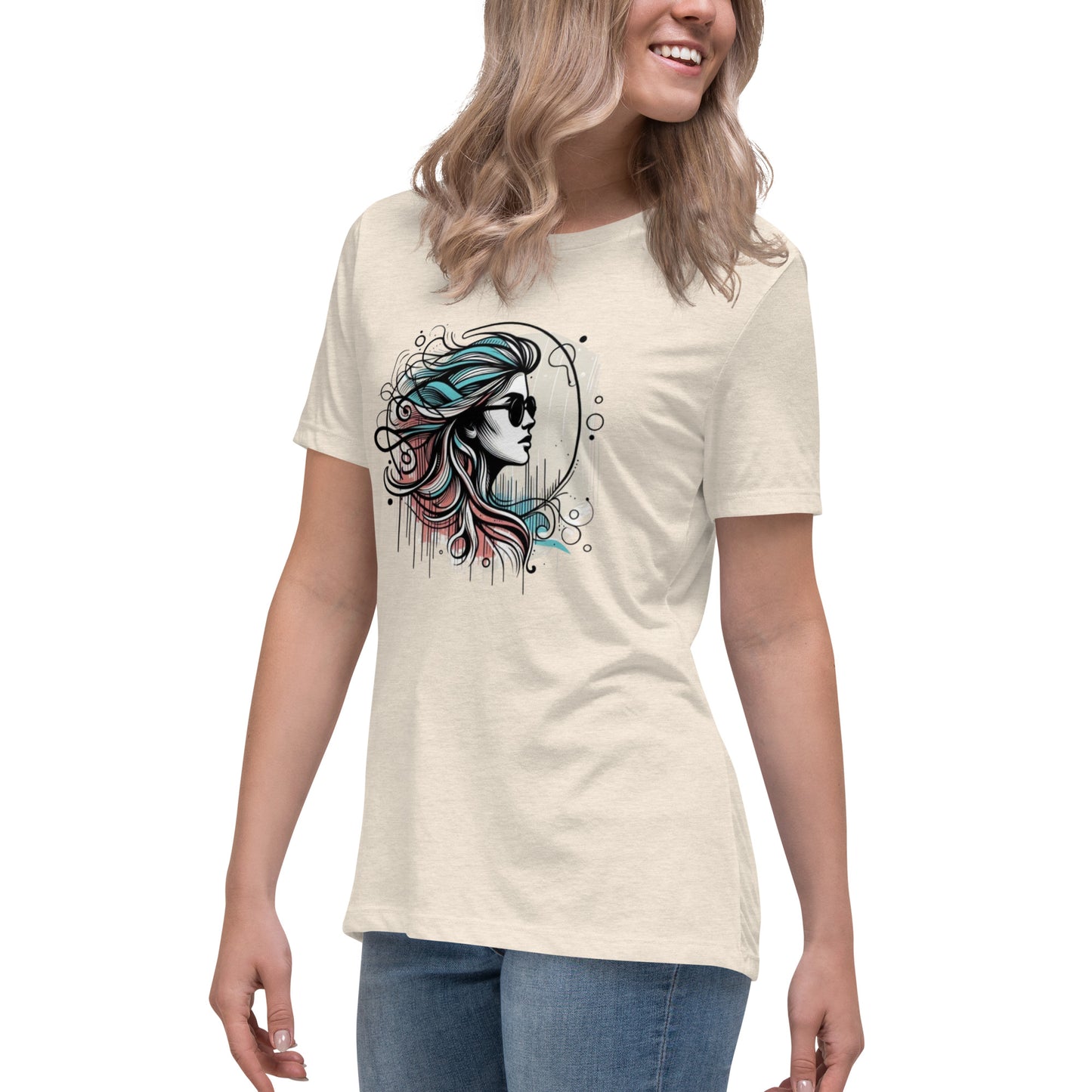 Women's Relaxed T-Shirt, Head