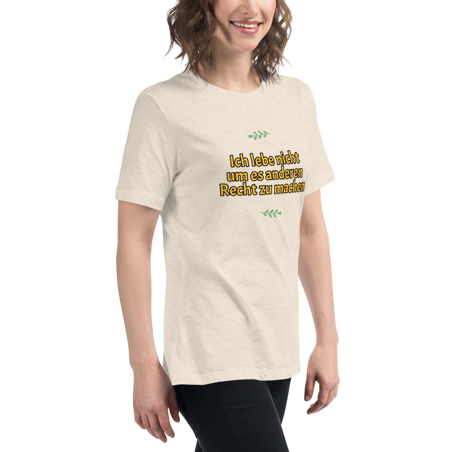 Women's Relaxed T-Shirt, Leben