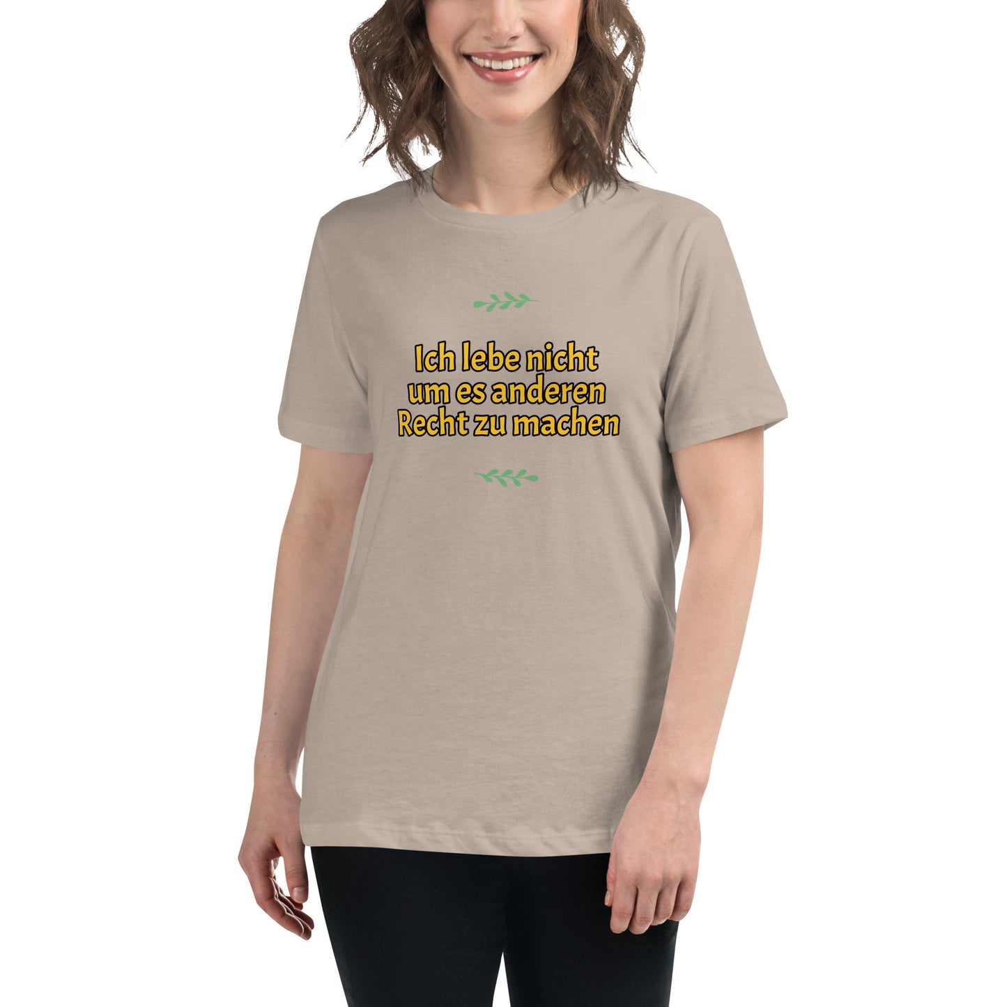 Women's Relaxed T-Shirt, Leben