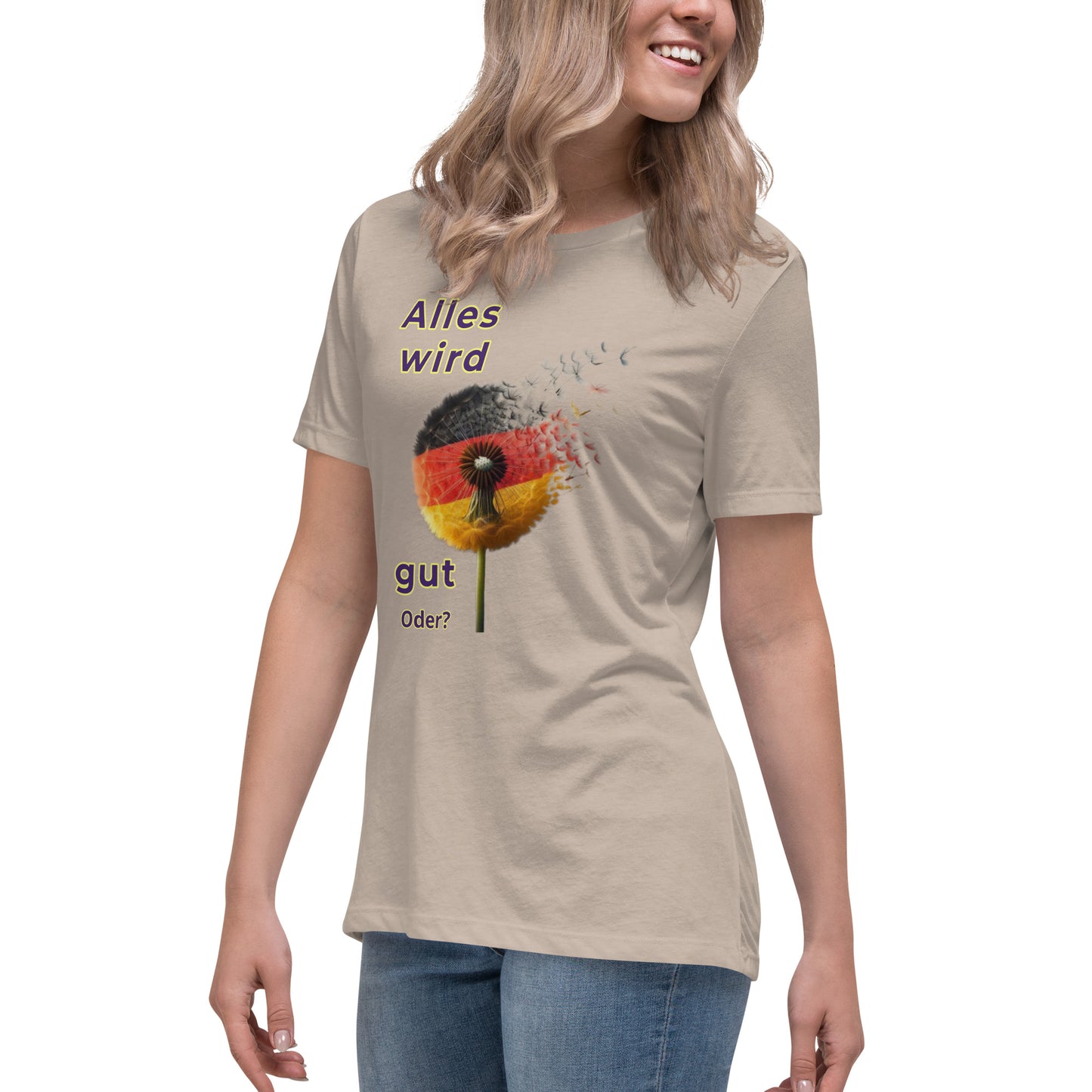 Lockeres Damen-T-Shirt mit Motiv BRD