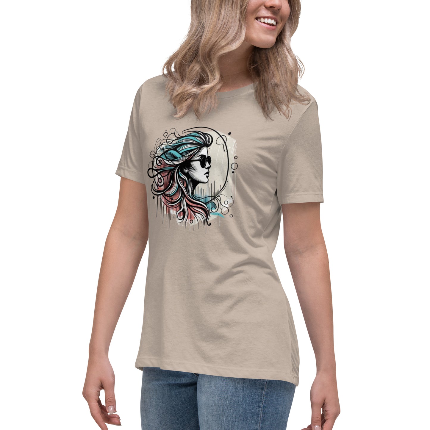 Women's Relaxed T-Shirt, Head