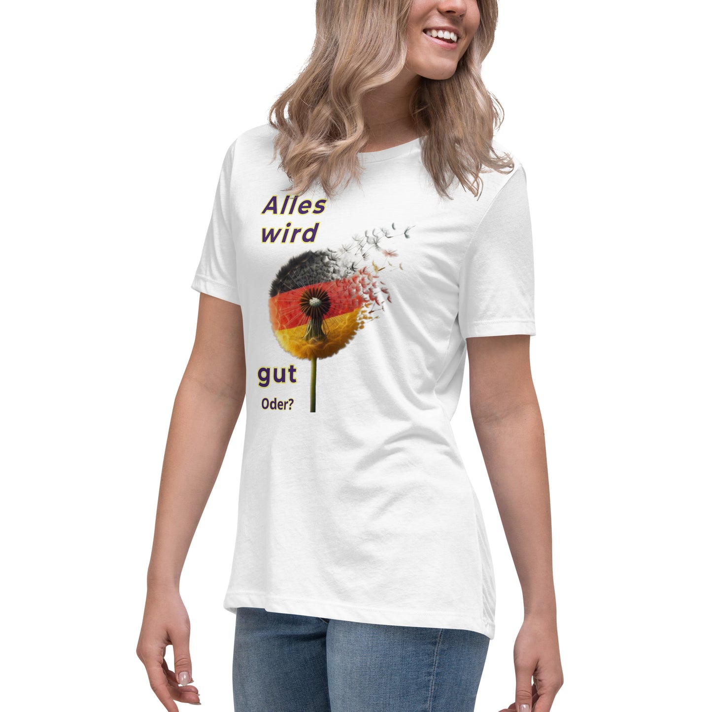 Lockeres Damen-T-Shirt mit Motiv BRD
