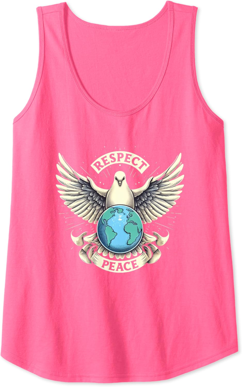 Respekt und Frieden auf der Erde Tank Top