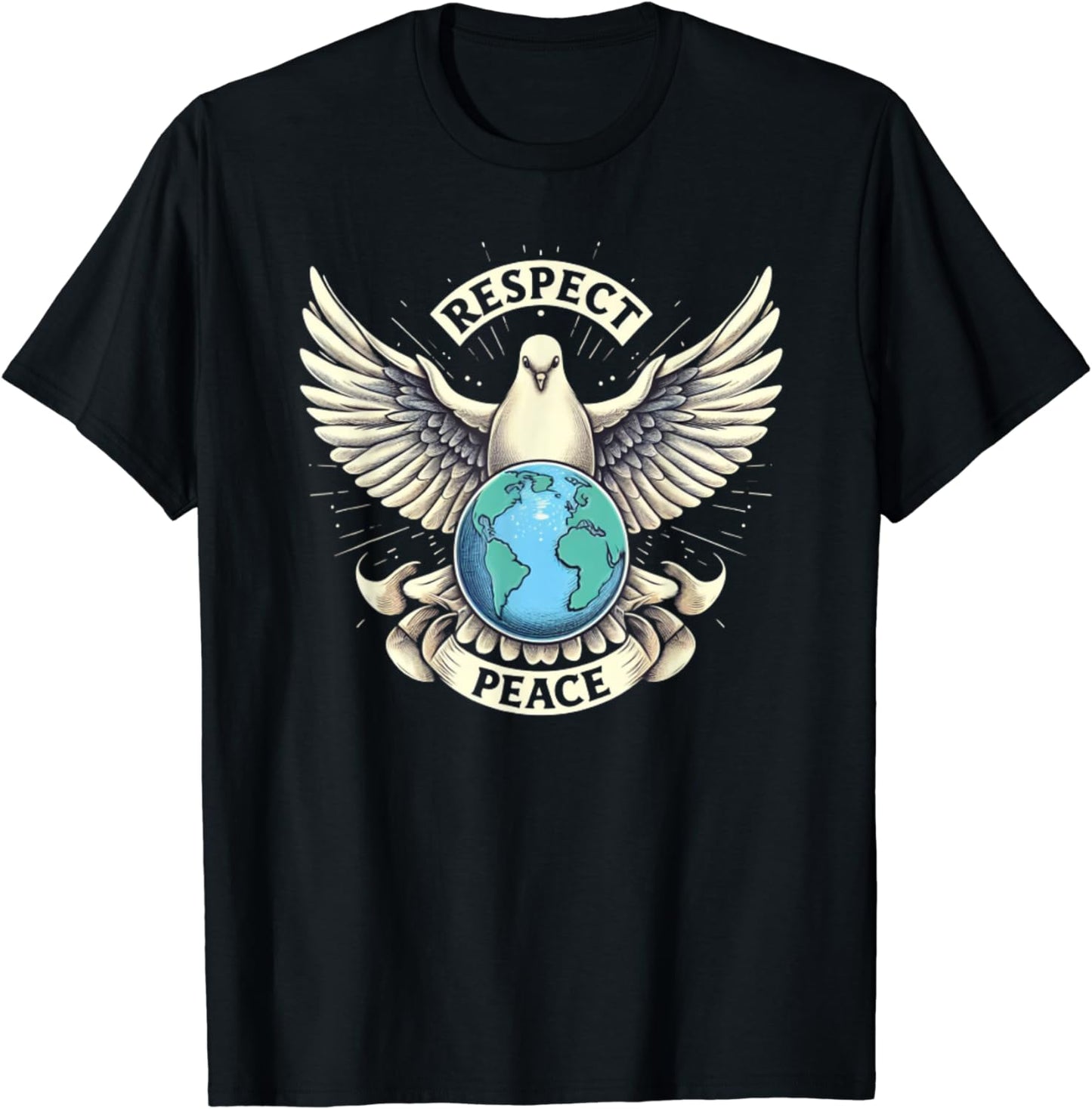 Respekt und Frieden auf der Erde T-Shirt