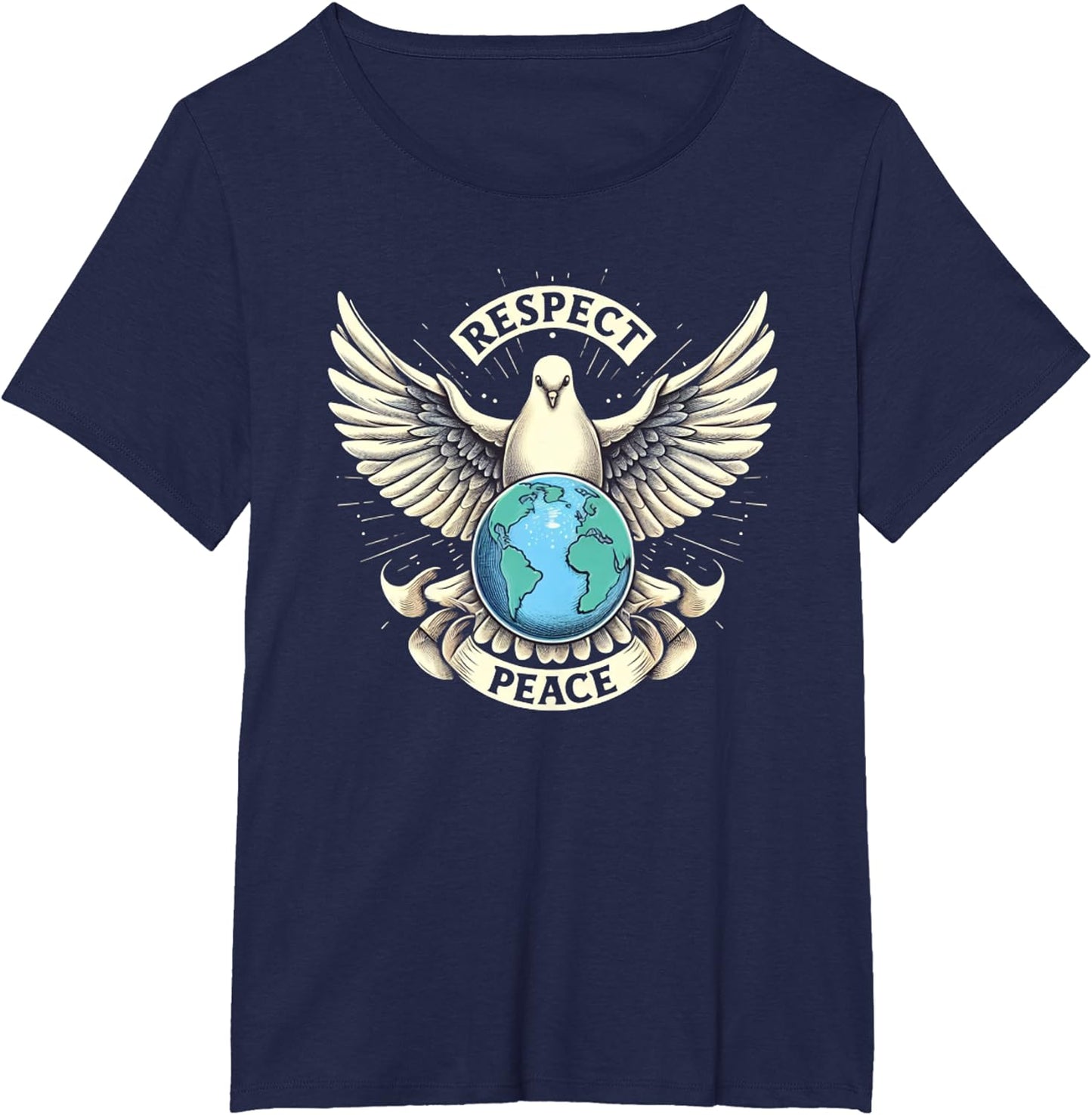 Respekt und Frieden auf der Erde T-Shirt