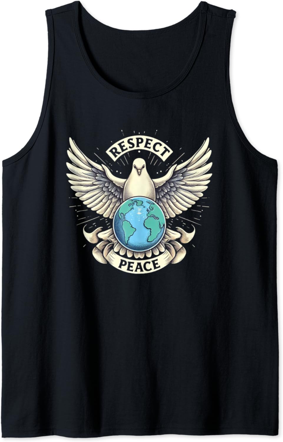 Respekt und Frieden auf der Erde Tank Top