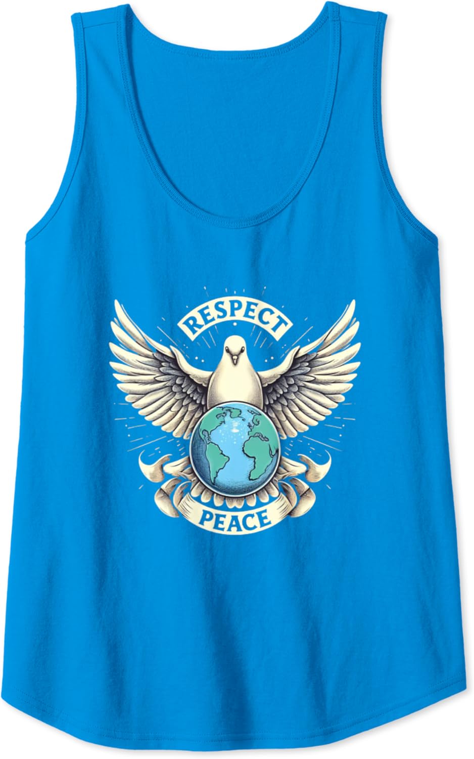 Respekt und Frieden auf der Erde Tank Top