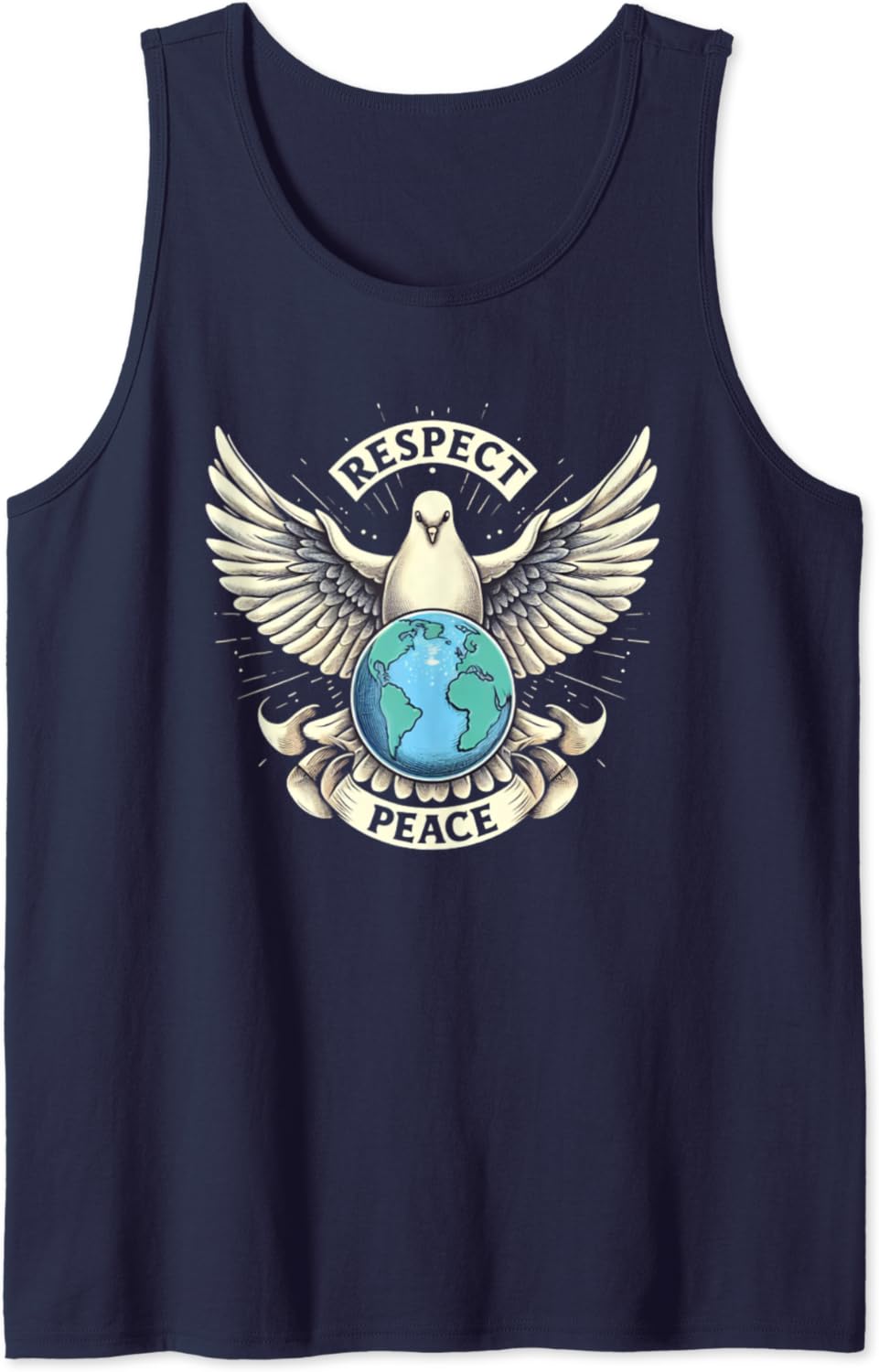 Respekt und Frieden auf der Erde Tank Top