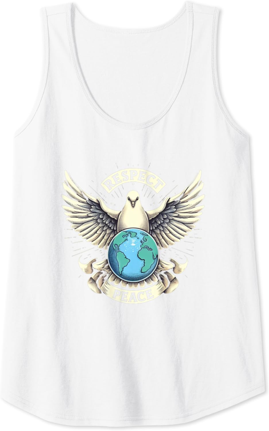 Respekt und Frieden auf der Erde Tank Top