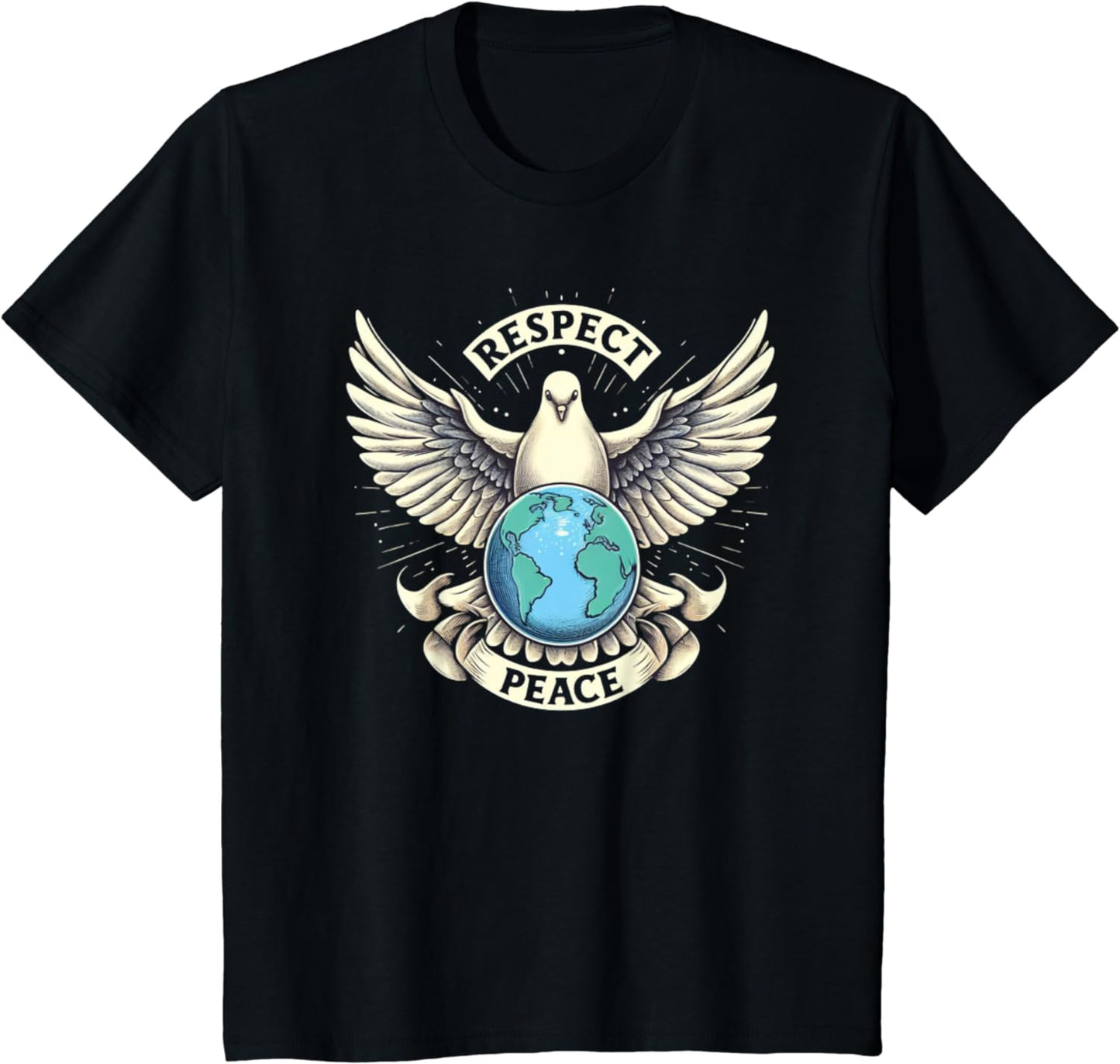 Respekt und Frieden auf der Erde T-Shirt