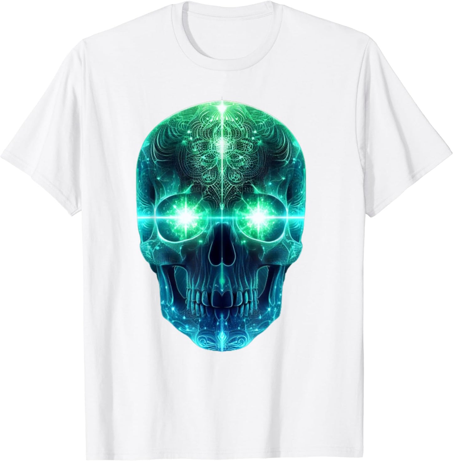 Luminous Head T-Shirt for Men, Women and Children, black