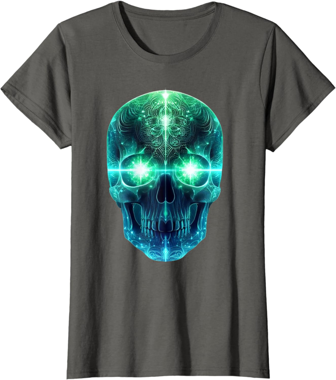 Luminous Head T-Shirt for Men, Women and Children, black