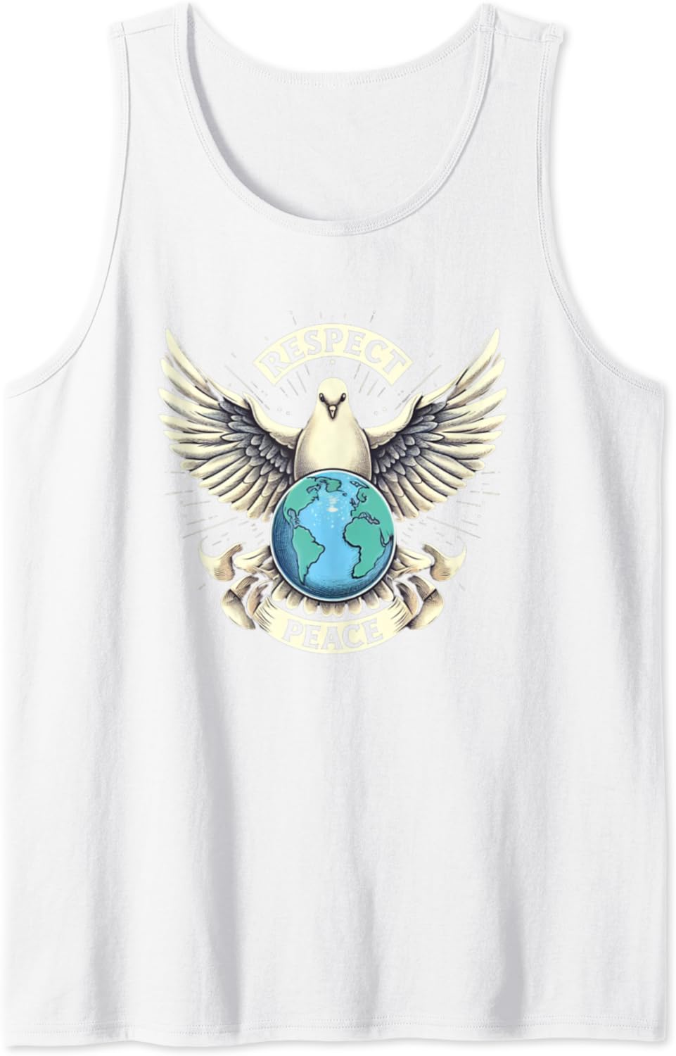 Respekt und Frieden auf der Erde Tank Top