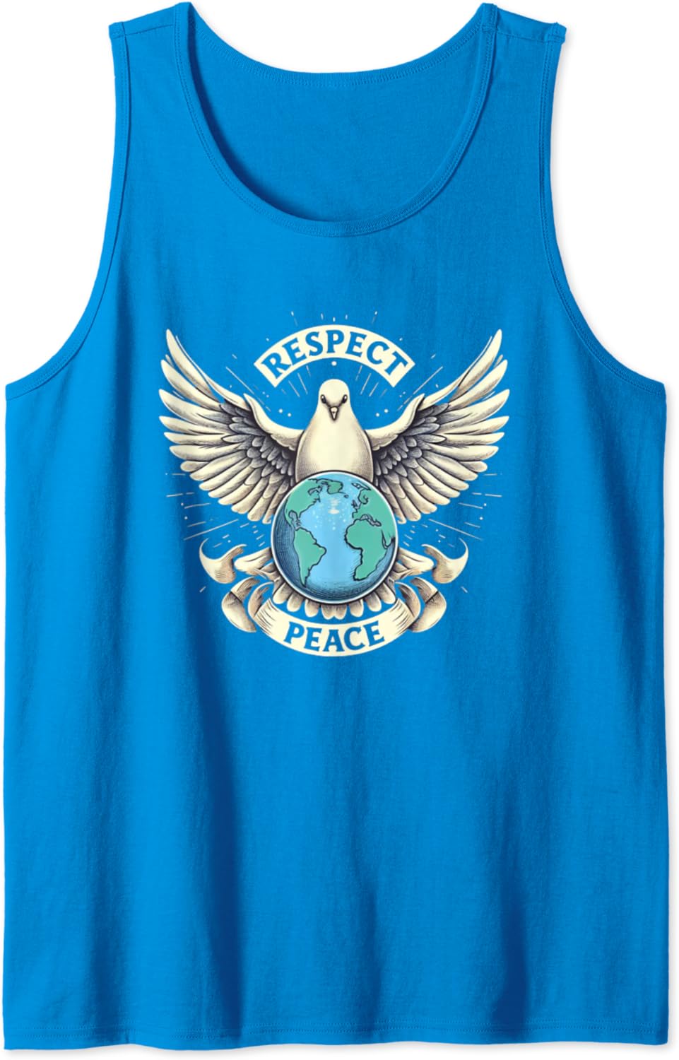 Respekt und Frieden auf der Erde Tank Top