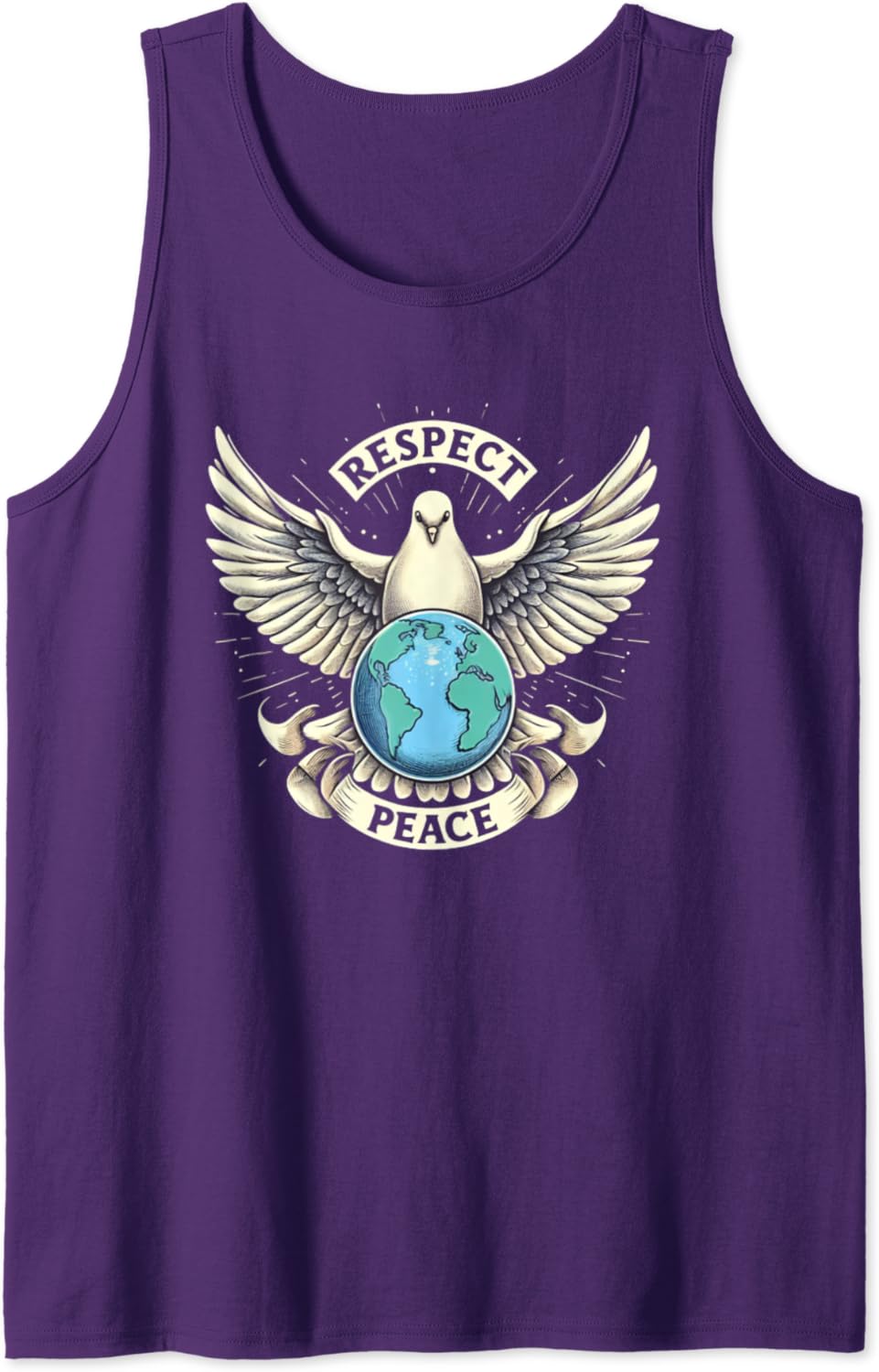 Respekt und Frieden auf der Erde Tank Top