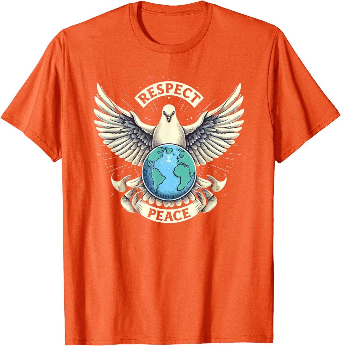 Respekt und Frieden auf der Erde T-Shirt