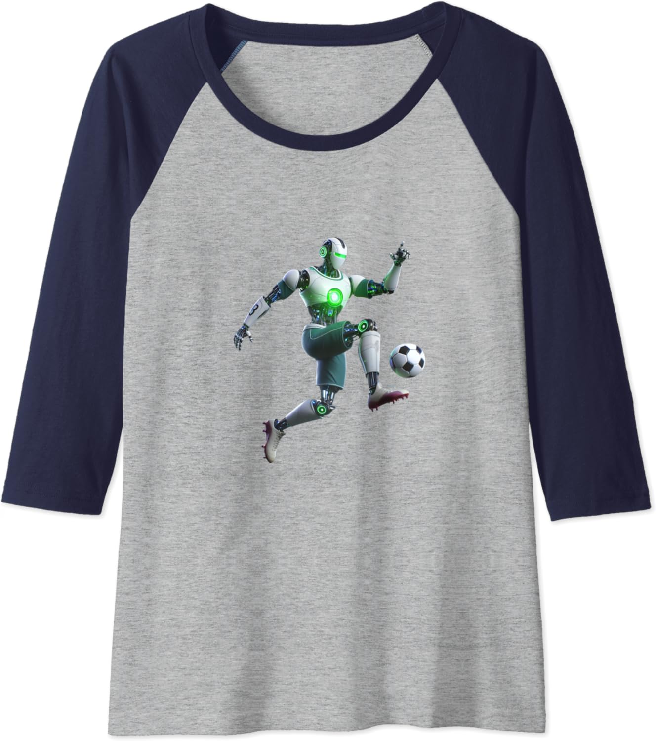 Football Raglan, black