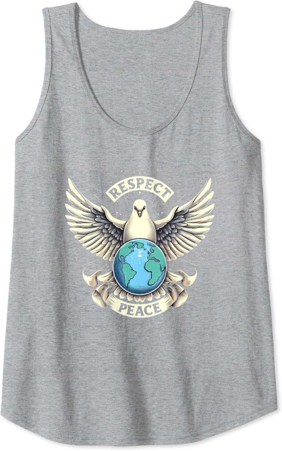 Respekt und Frieden auf der Erde Tank Top