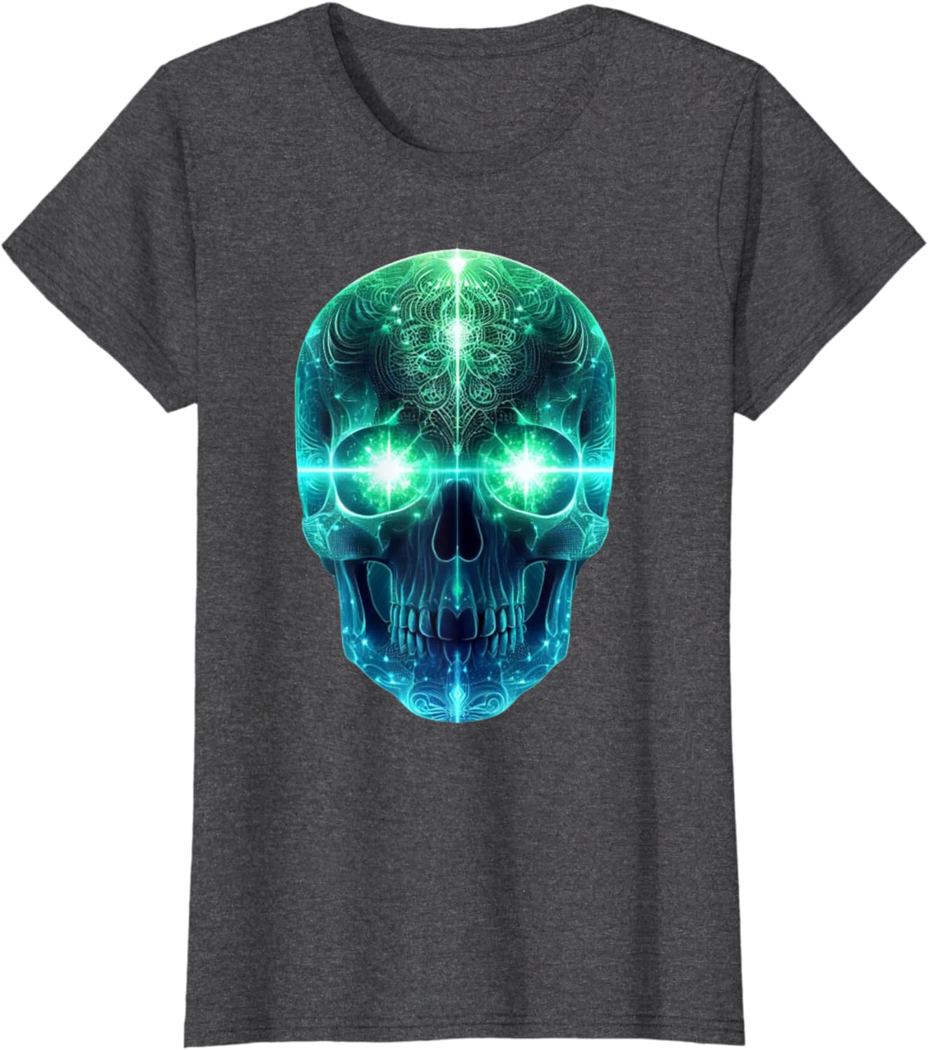 Luminous Head T-Shirt for Men, Women and Children, black
